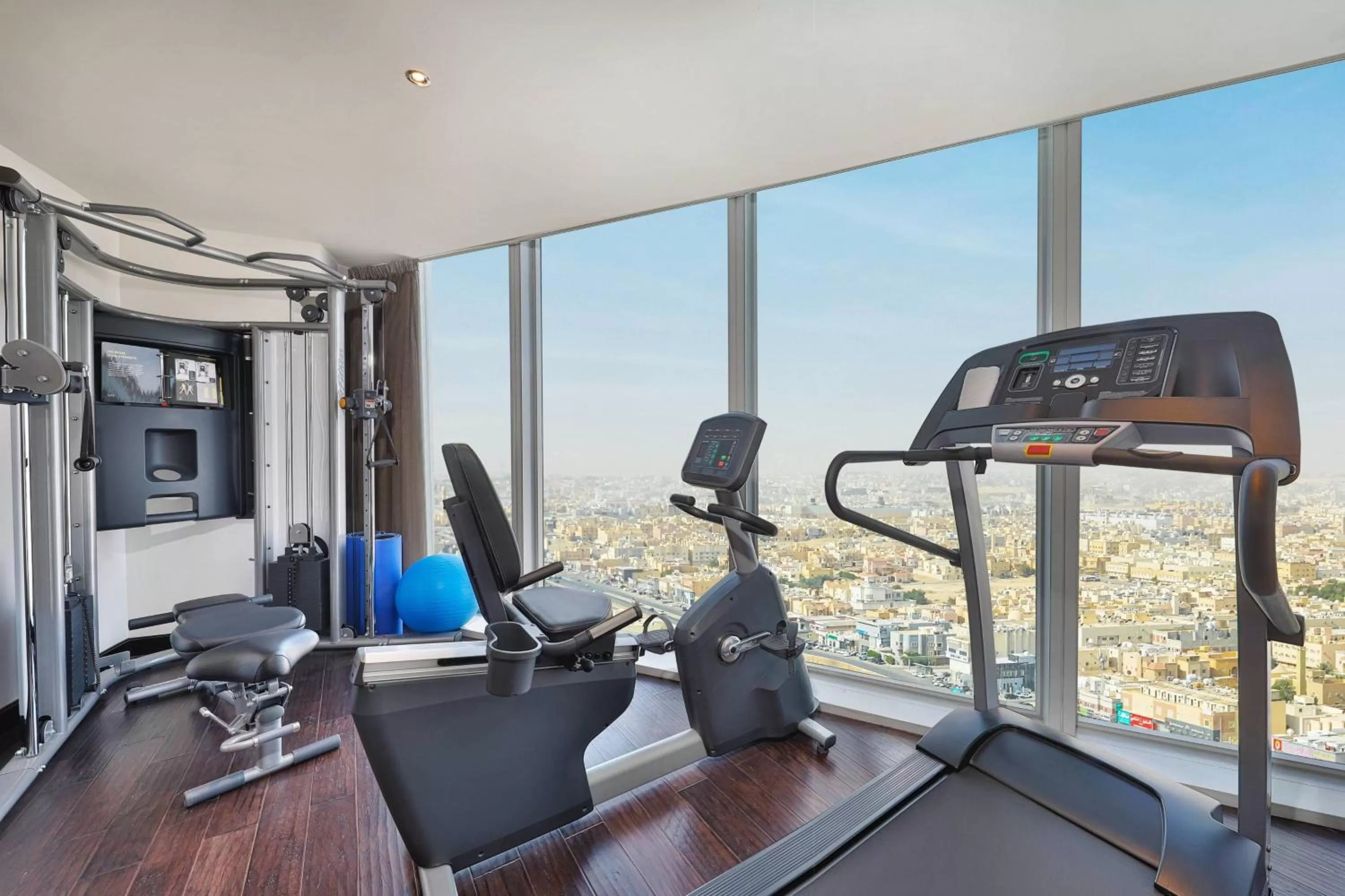 Fitness centre/facilities in JW Marriott Hotel Riyadh