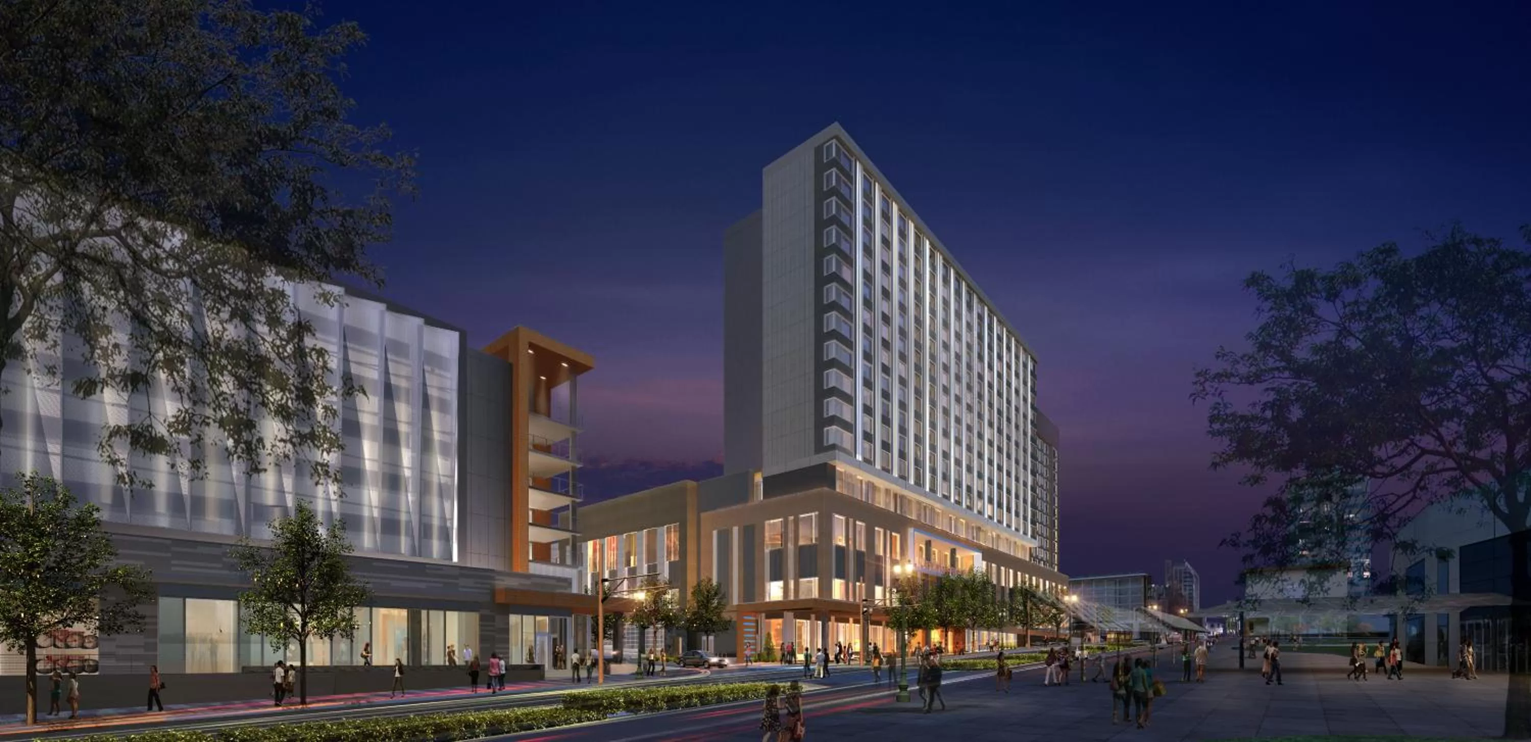 Property building in Hyatt Regency Portland at the Oregon Convention Center