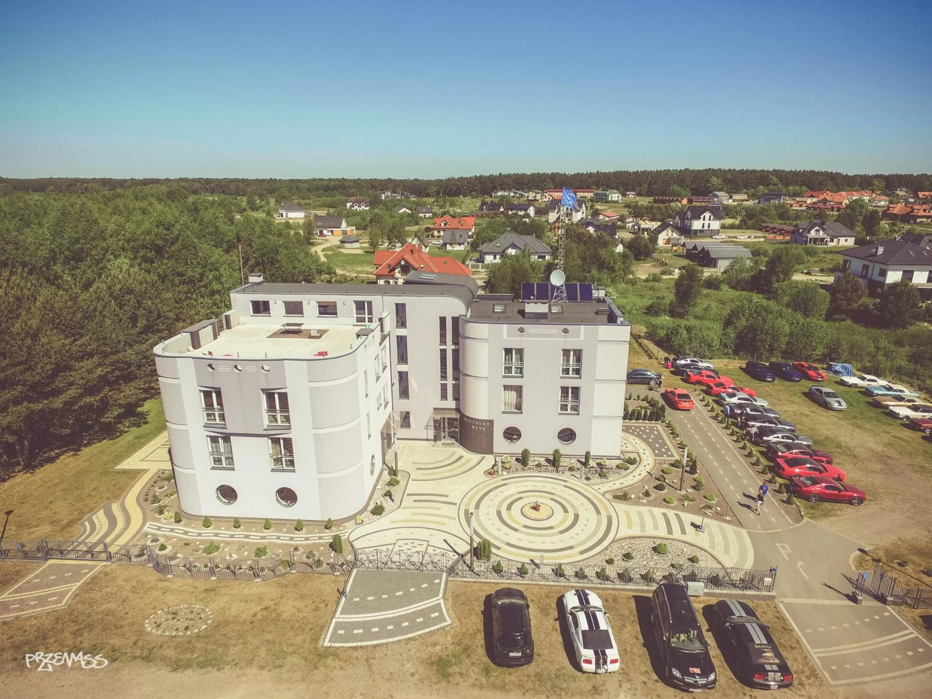 Bird's eye view in Resident Rene