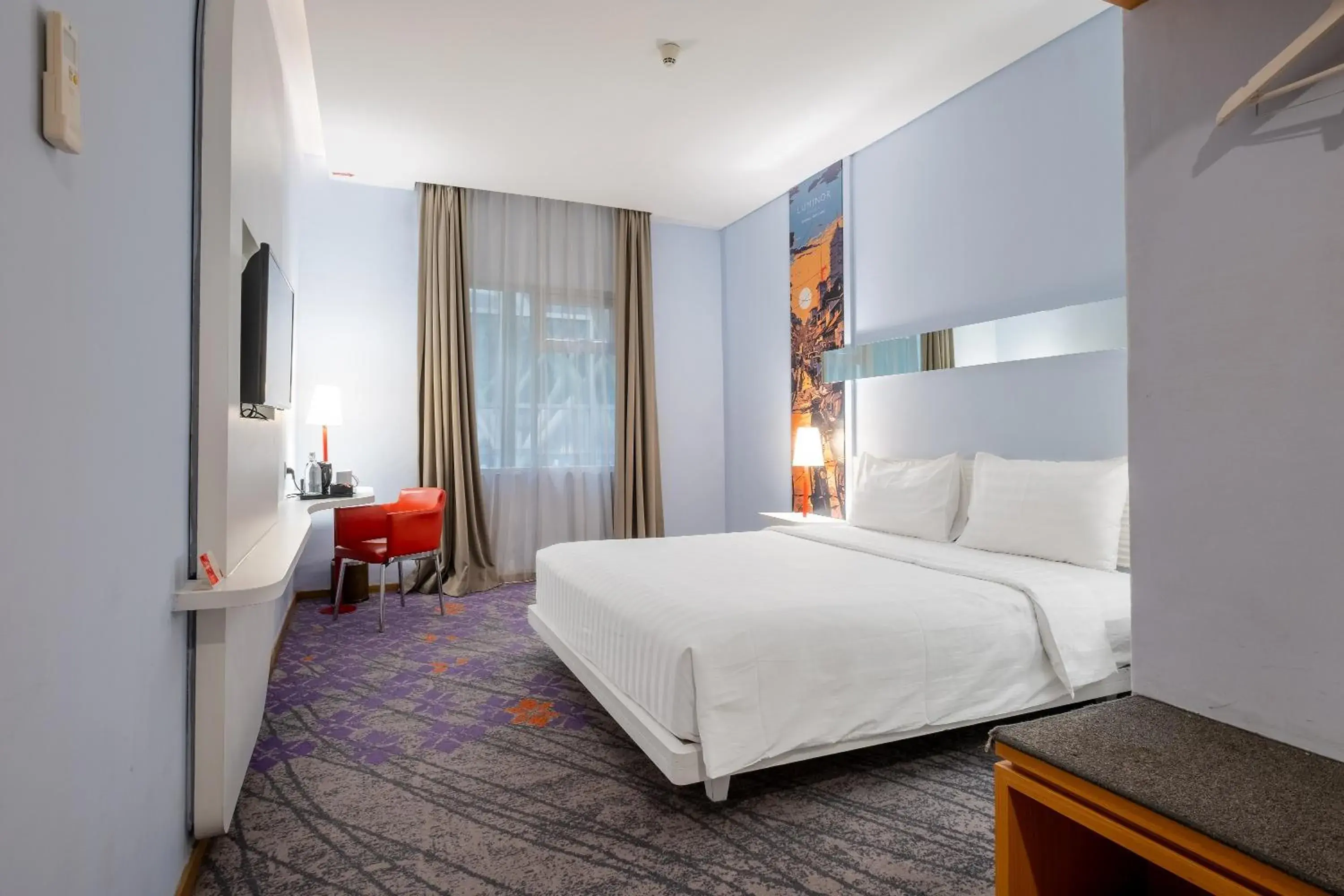 Deluxe King Room in Luminor Hotel Metro Indah Bandung - Free Breakfast - Free Exclusive Gym - Free Aesthetic Afternoon Tea or Coffee Deluxe King Room in Luminor Hotel Metro Indah Bandung - Free Breakfast - Free Exclusive Gym - Free Aesthetic Afternoon Tea or Coffee