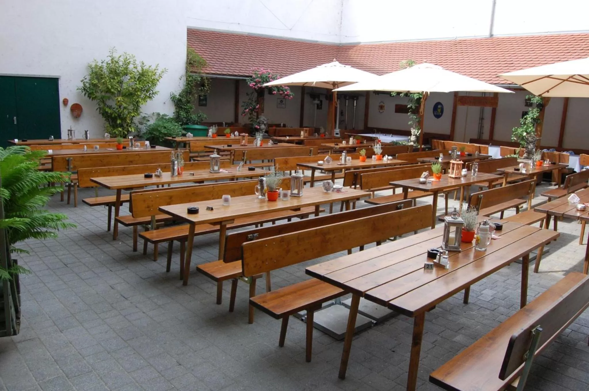 Patio in Hotel & Brauerei-Gasthof Neuwirt