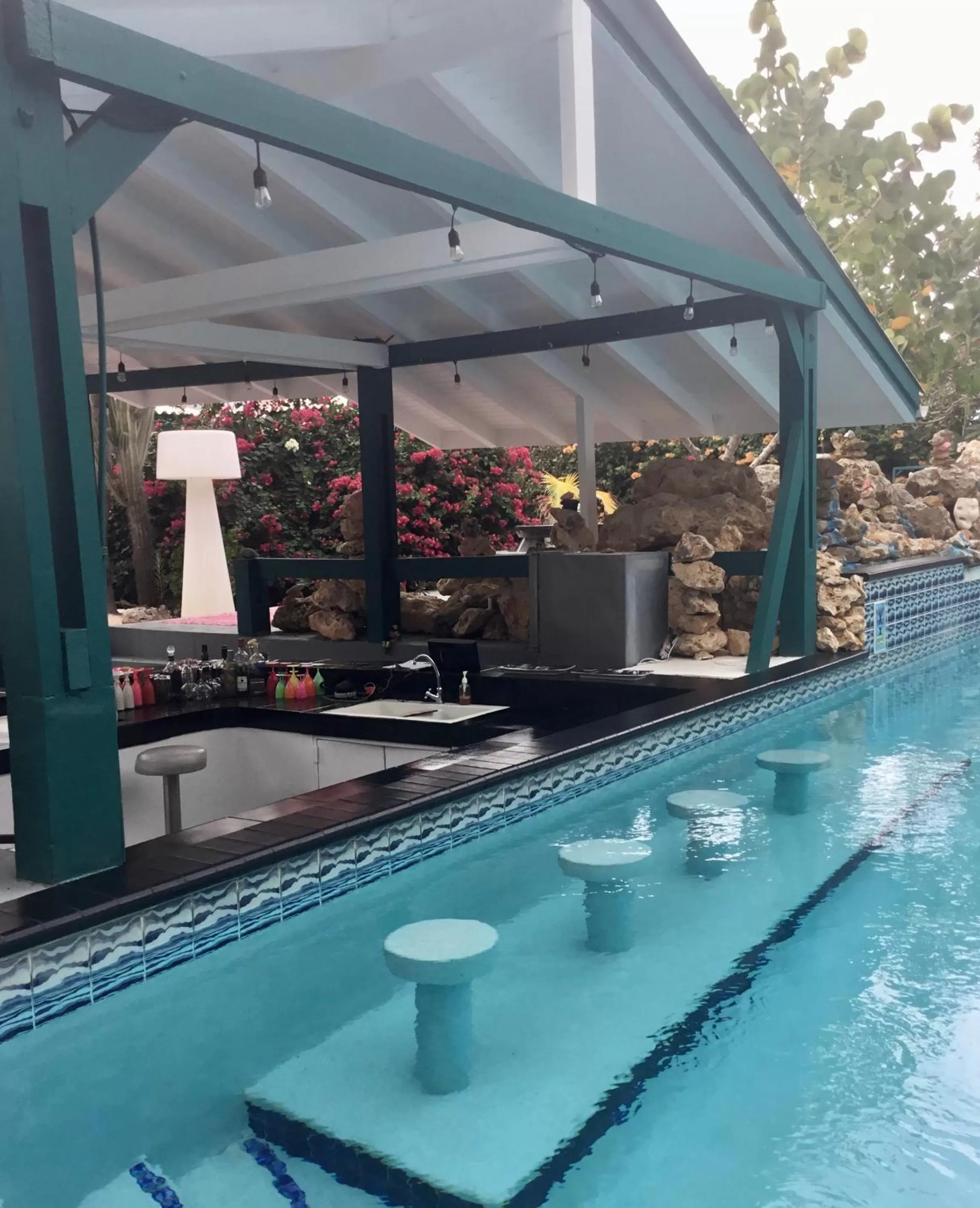Lounge or bar, Swimming Pool in THUISHAVEN boutique mini-resort - fantastic garden and large pool - adults only