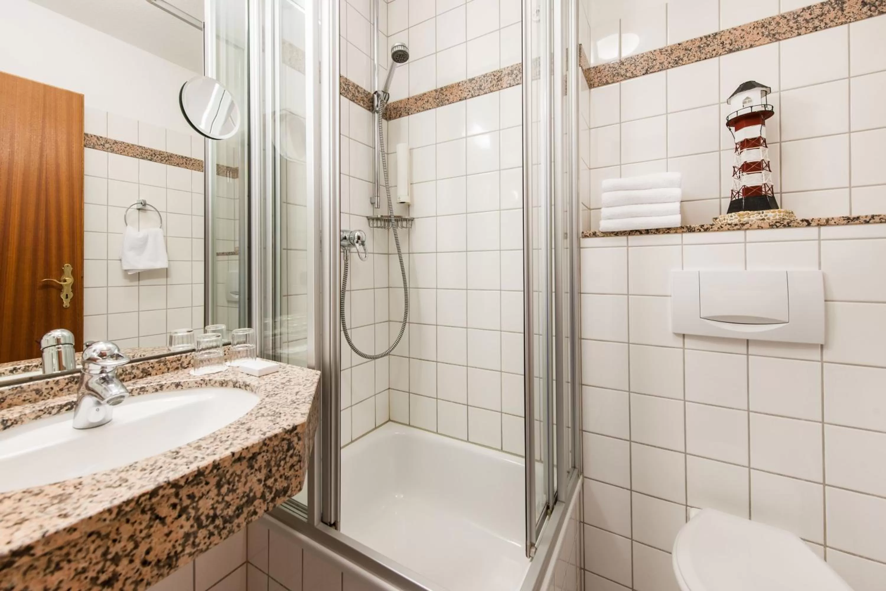 Shower in Hotel Birke, Ringhotel Kiel