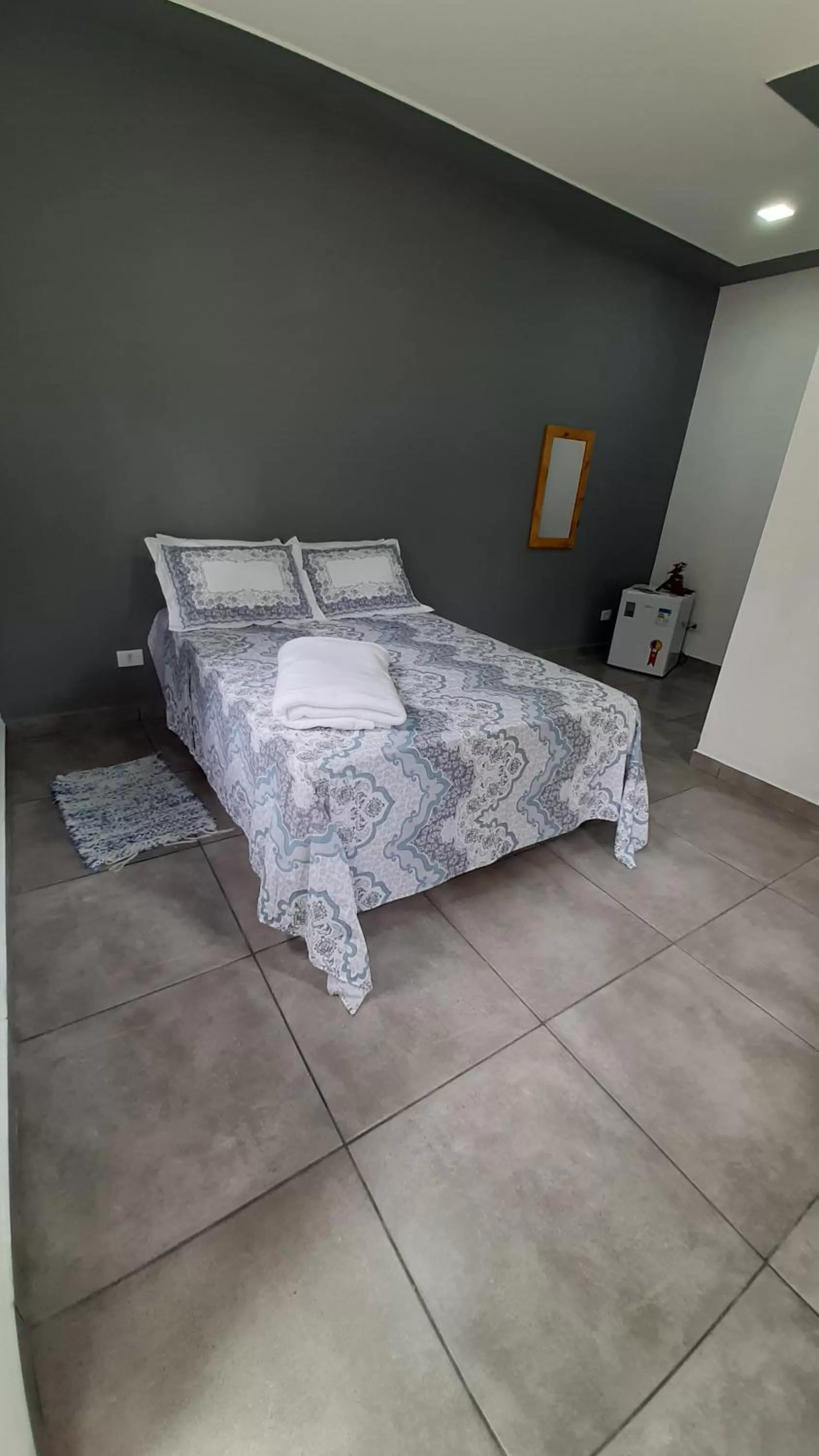 Bed in Pousada Recanto da Lu