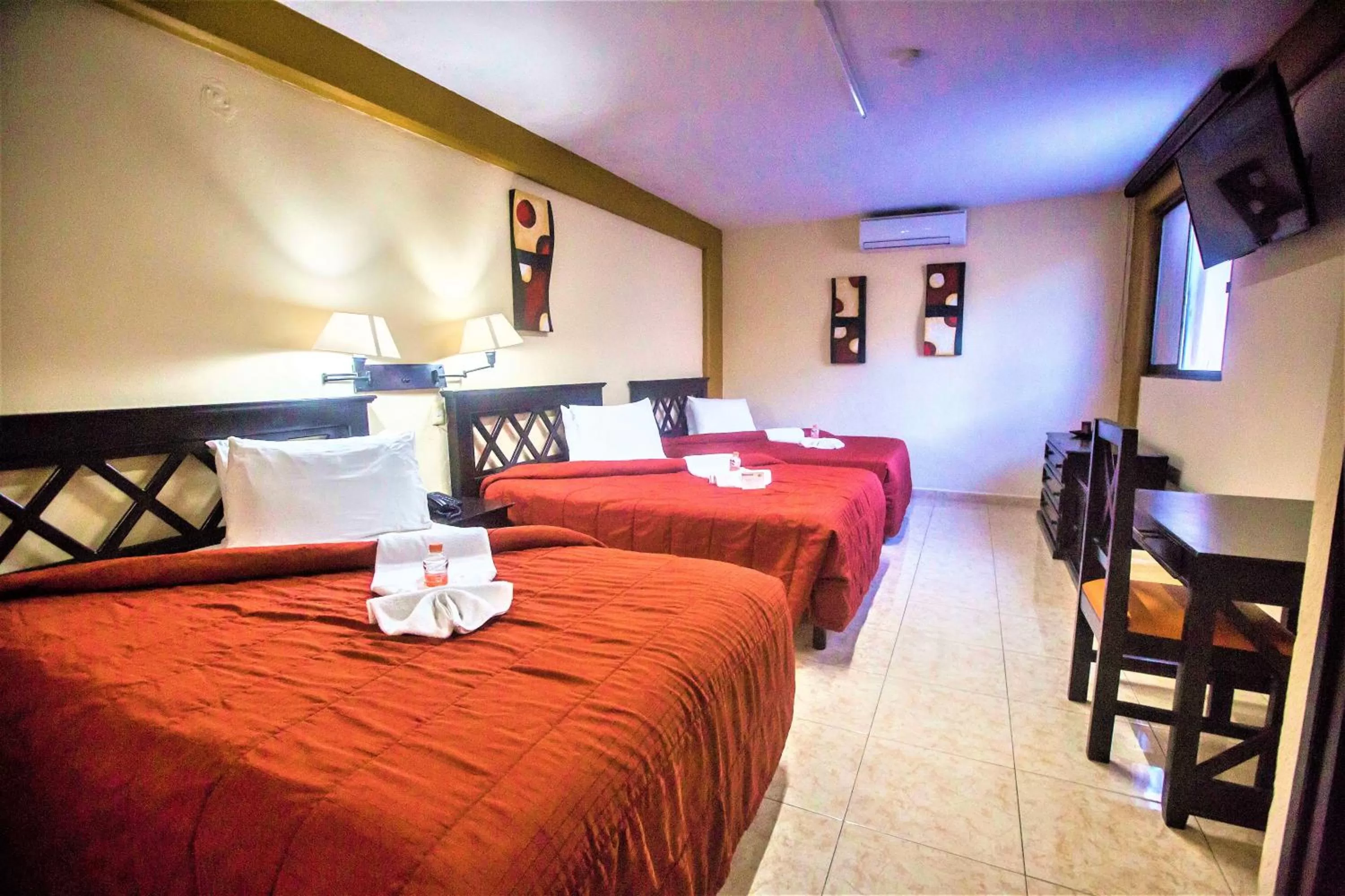 Bed in Hotel Plaza Mirador