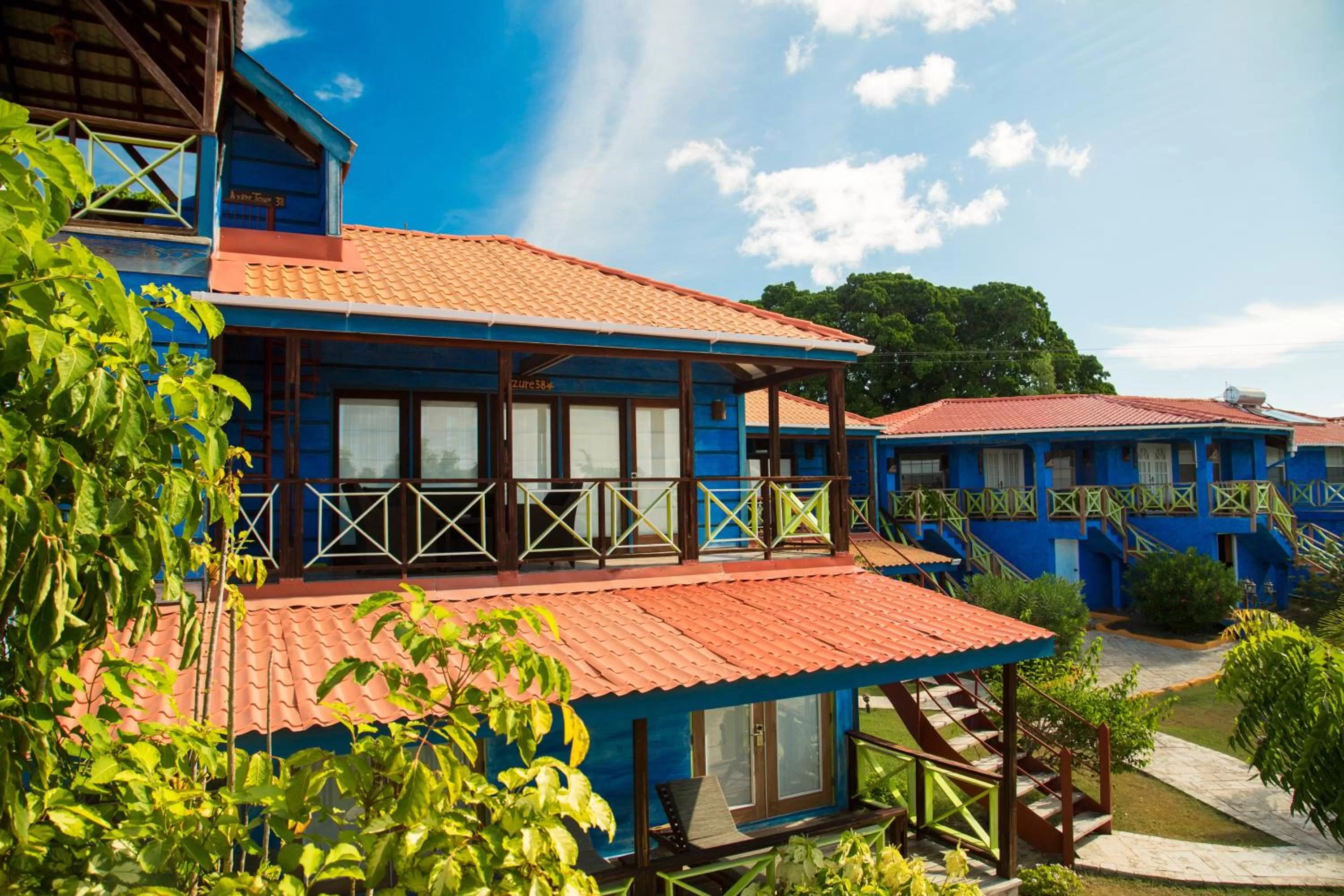 Decorative detail in True Blue Bay Resort