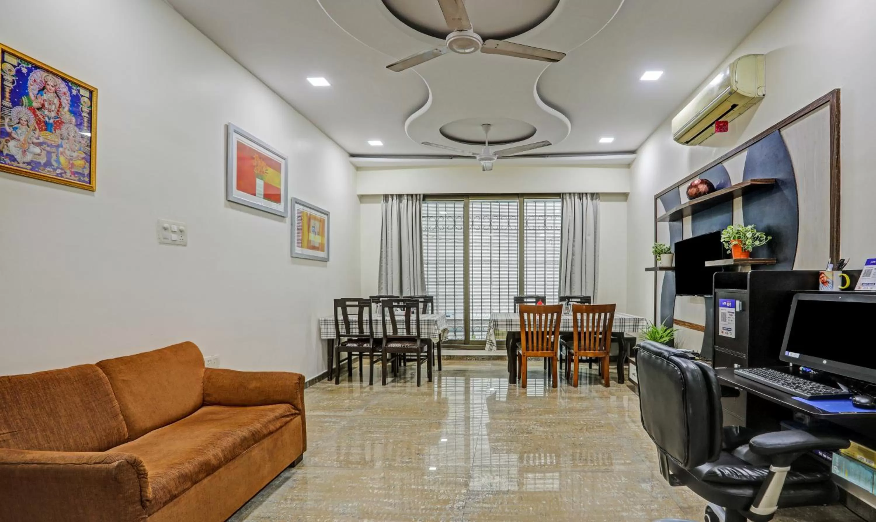 Seating Area in Treebo Trend Welcome Apartments