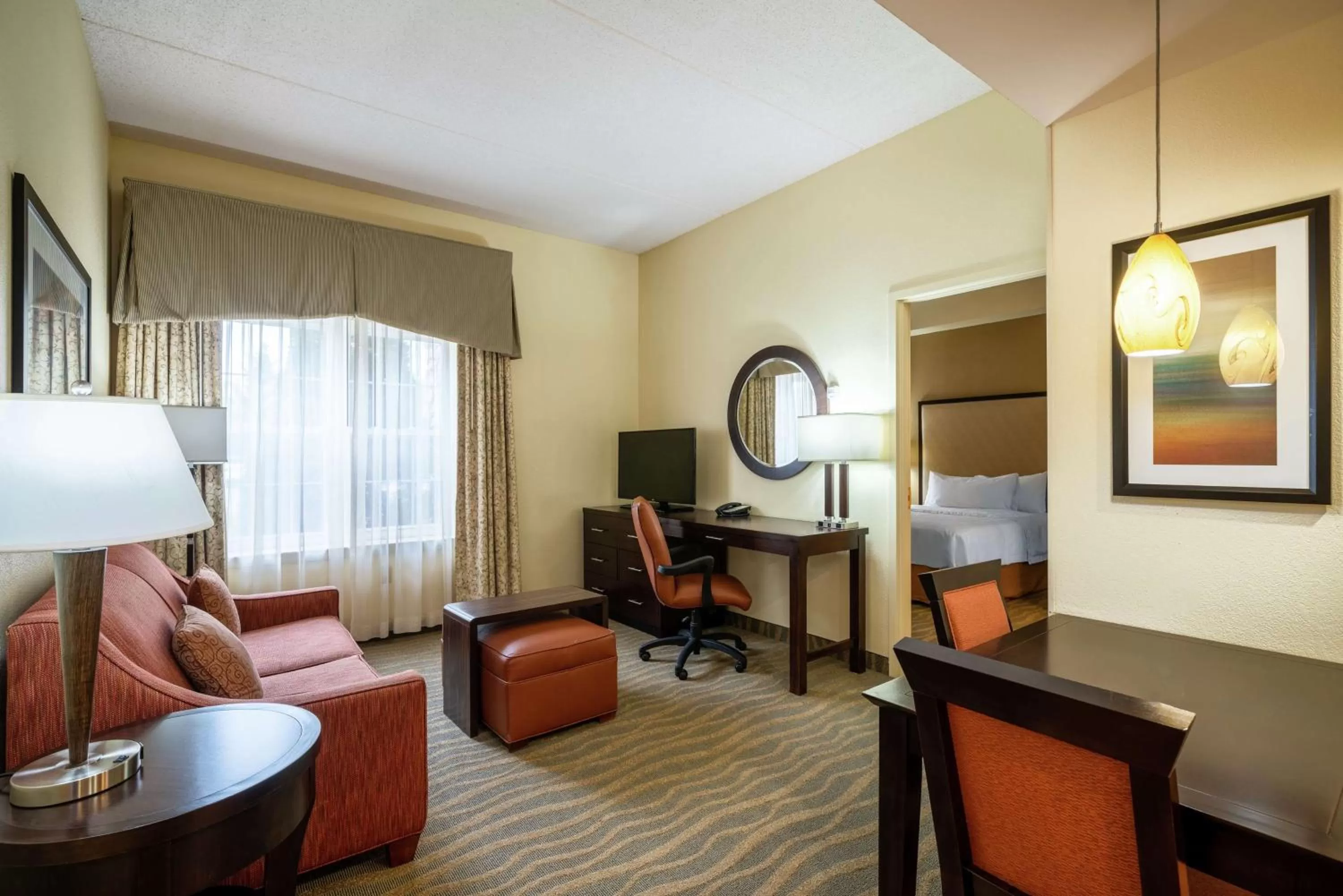 Living room in Homewood Suites by Hilton Philadelphia-Valley Forge