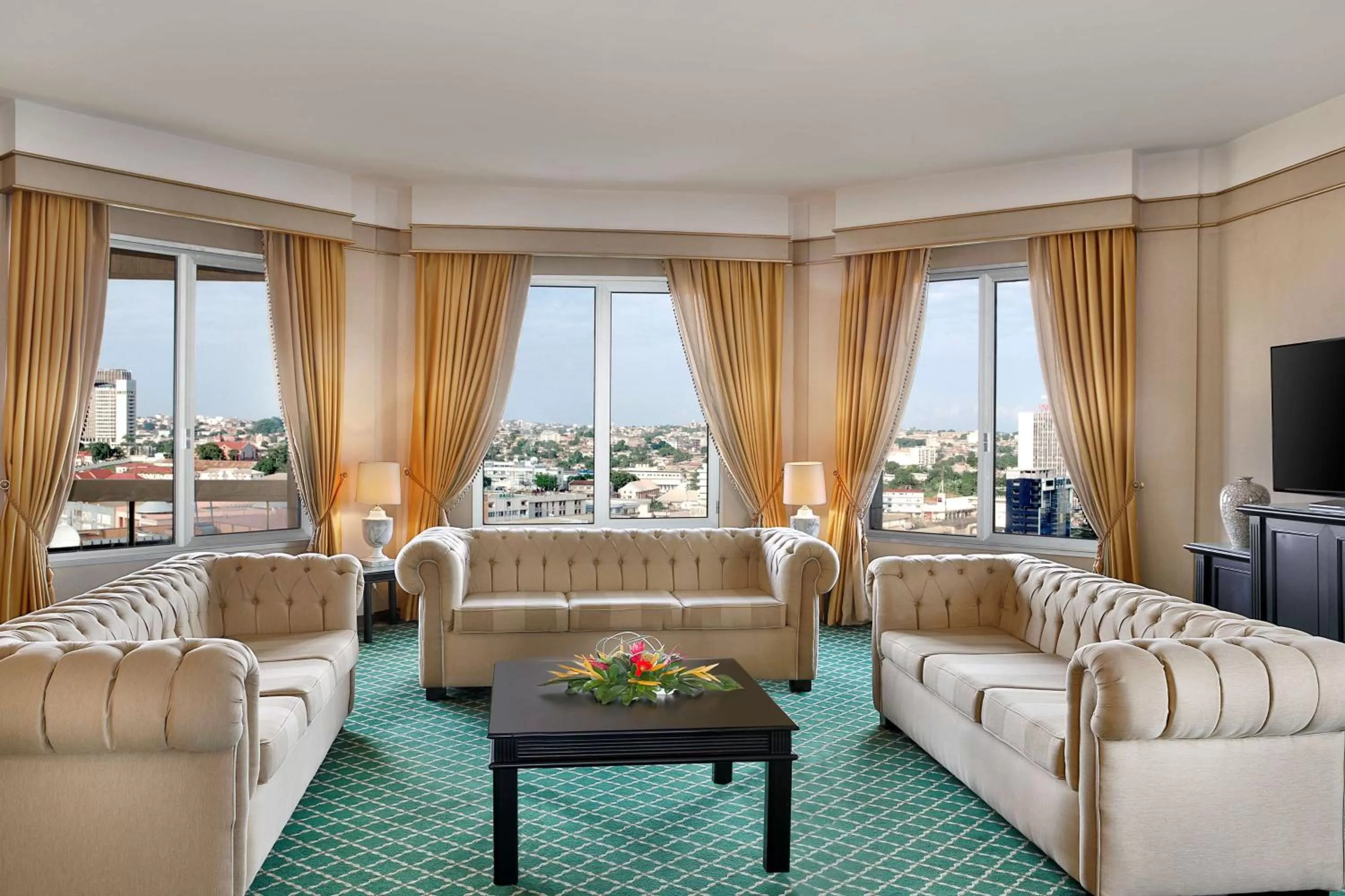 Living room, Seating Area in Hilton Yaounde