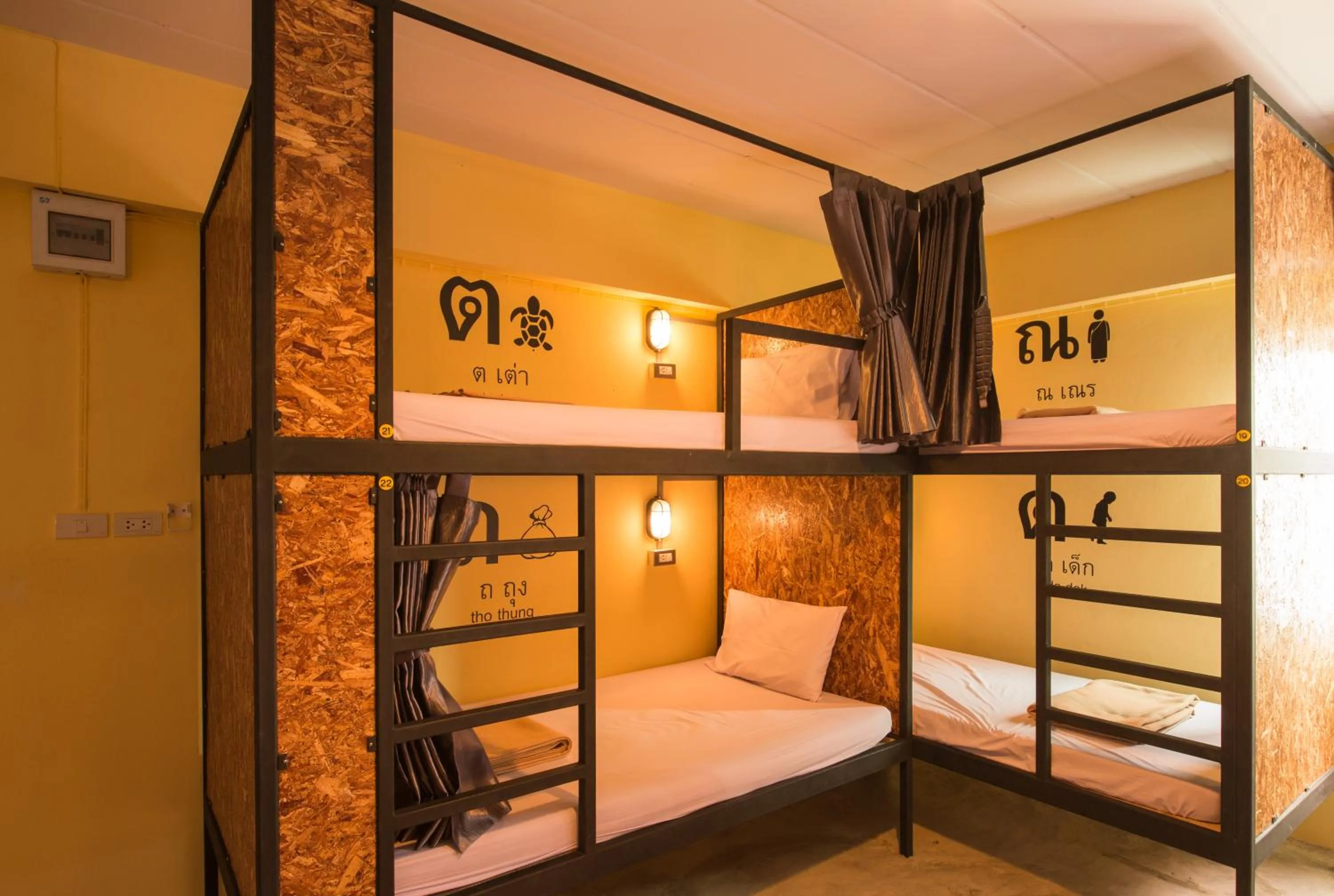 bunk bed, Bed in Hide Bangkok Hostel