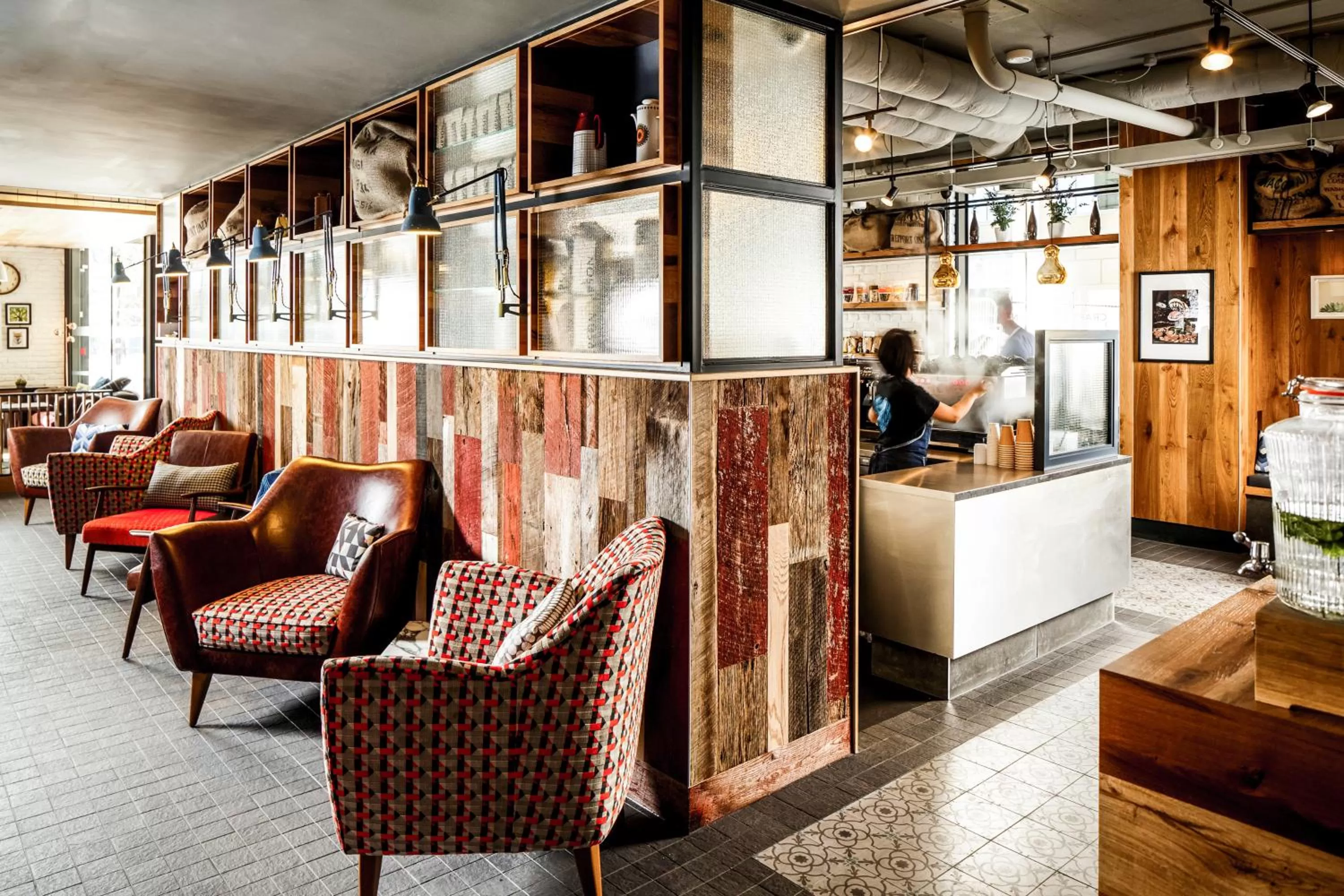 Lobby or reception in ibis Cambridge Central Station