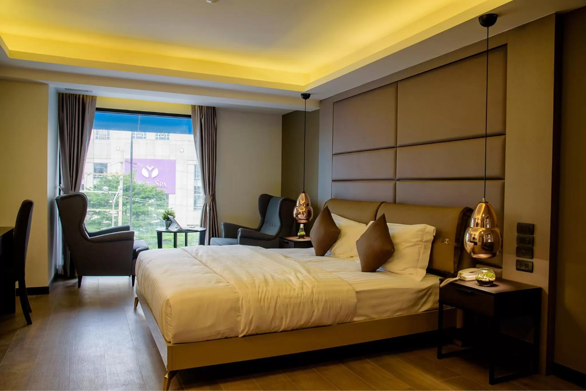 Photo of the whole room, Bed in The Connex Asoke