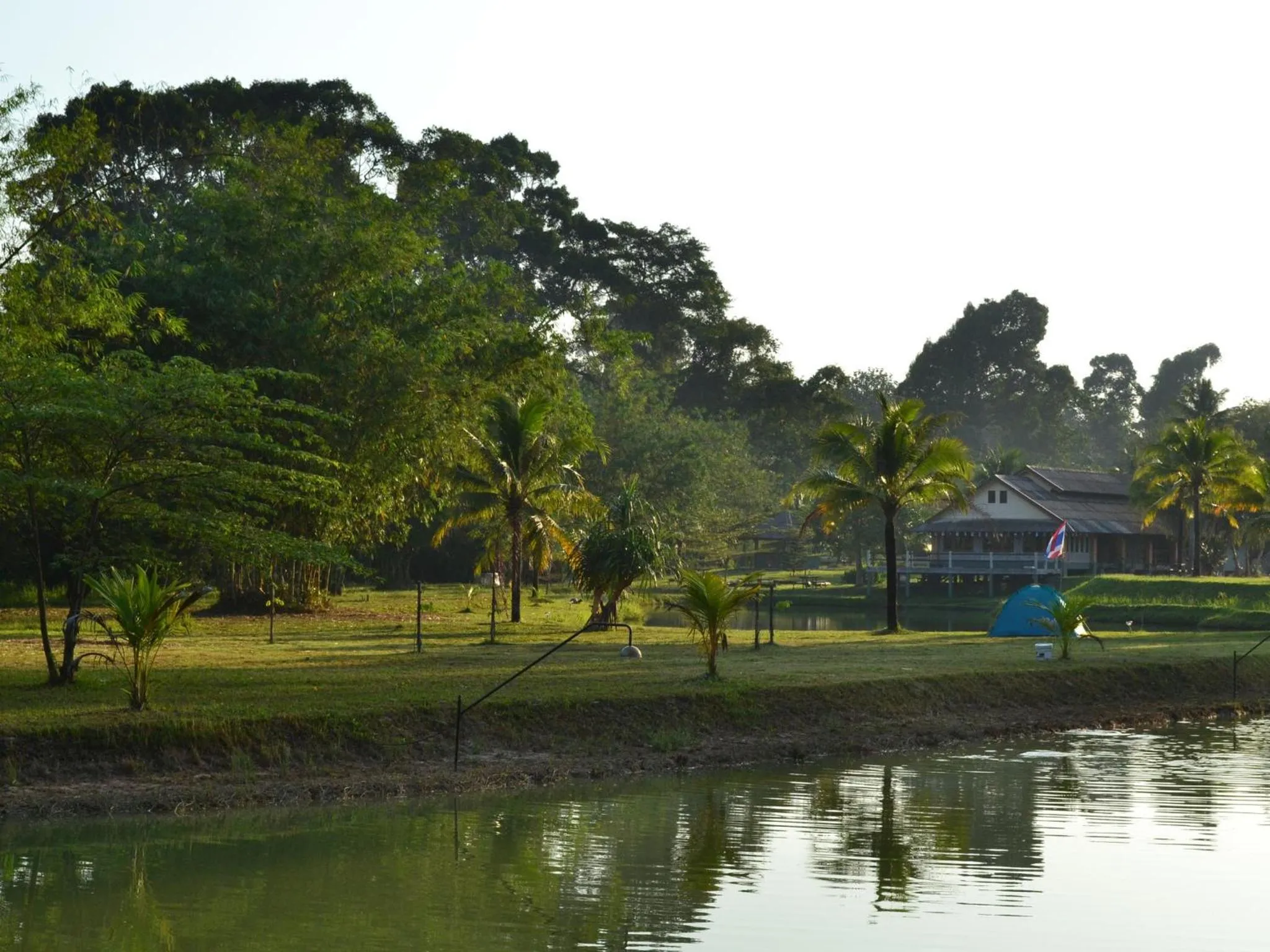 Lake view in Phuket Campground