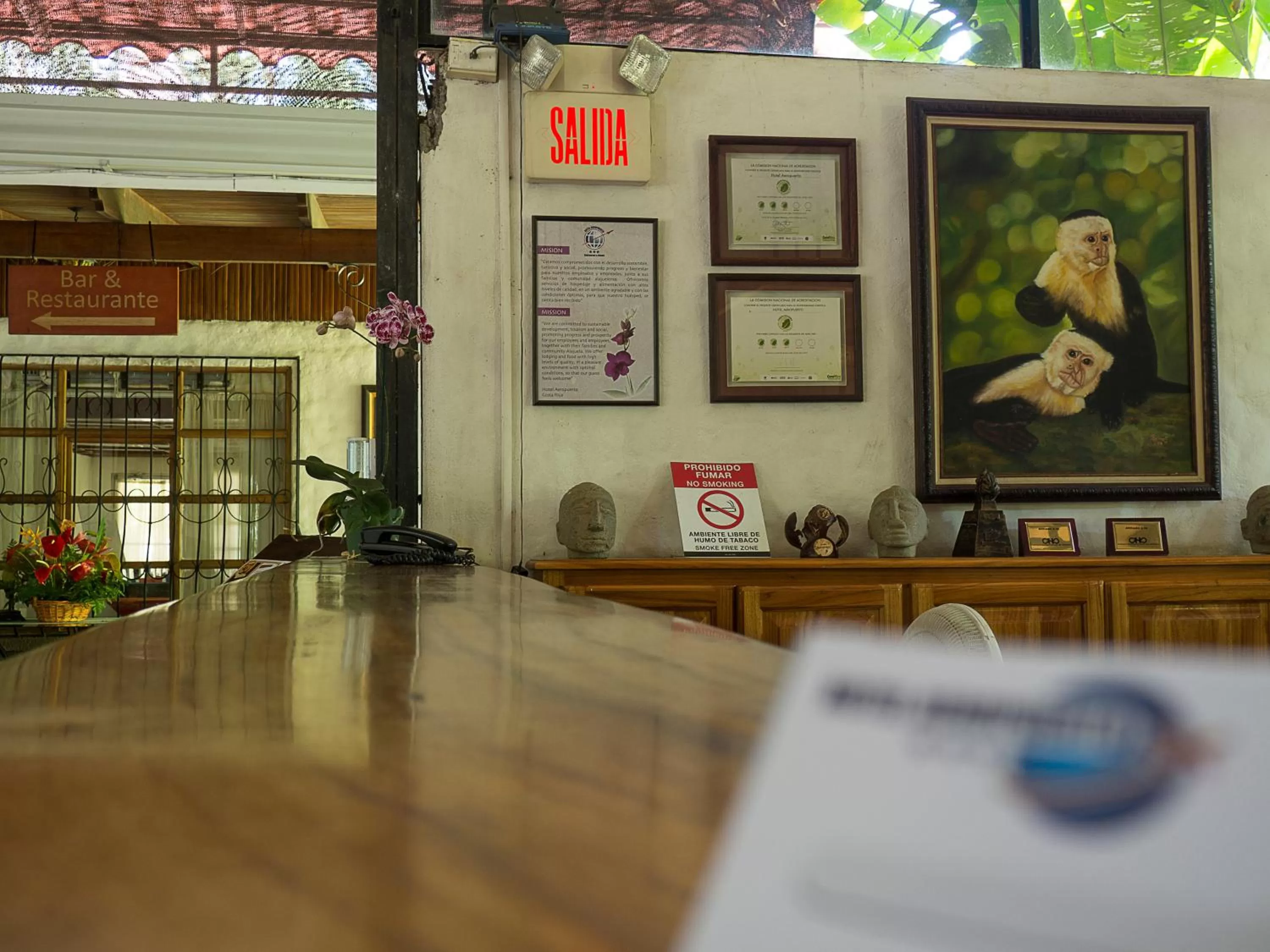 Lobby or reception in Hotel Aeropuerto