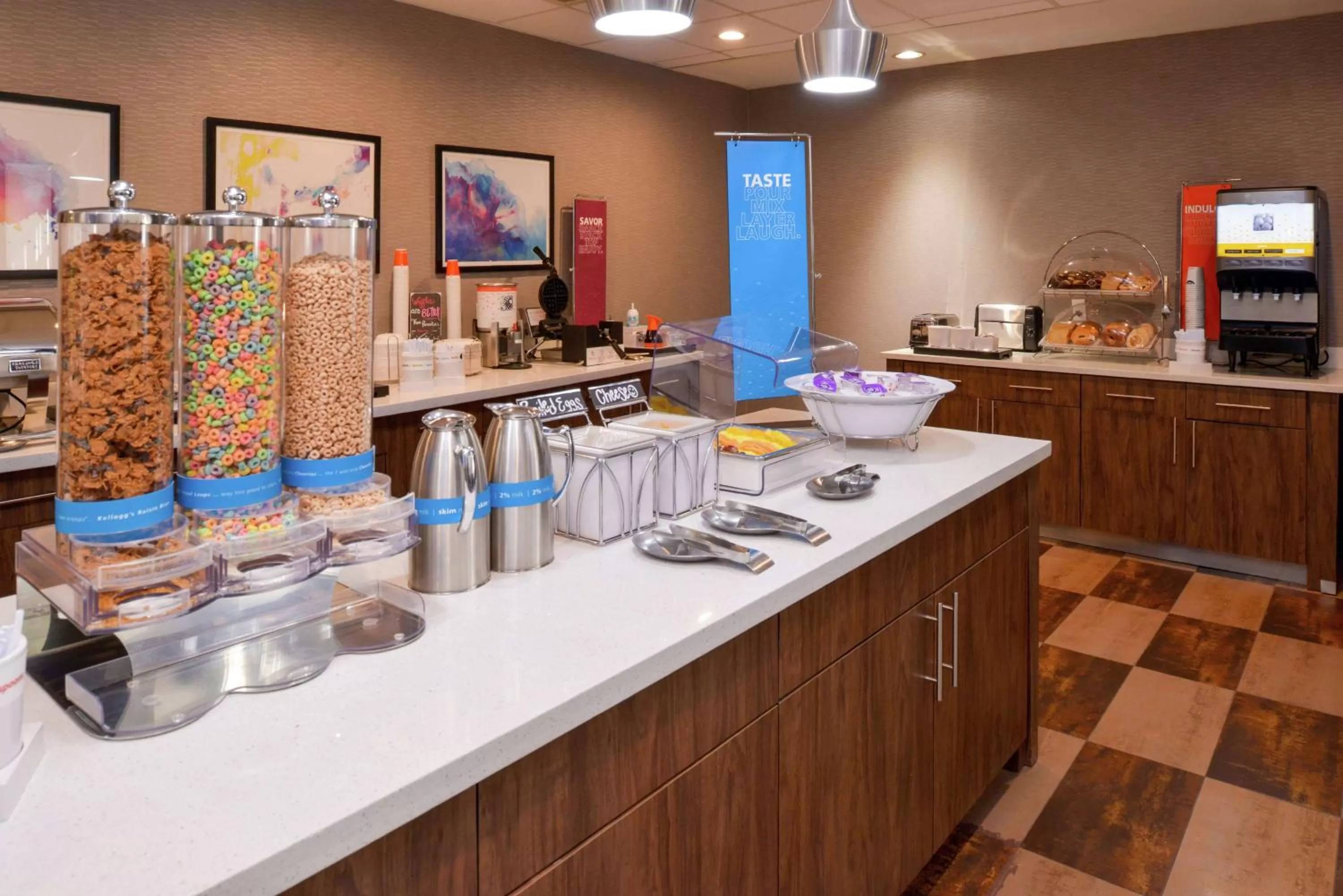 Breakfast in Hampton Inn and Suites Port Aransas