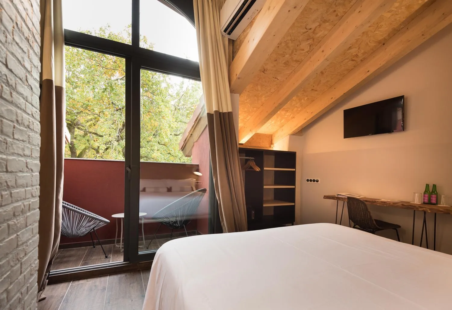 Bedroom, Bed in Hotel Rural Sagarlore