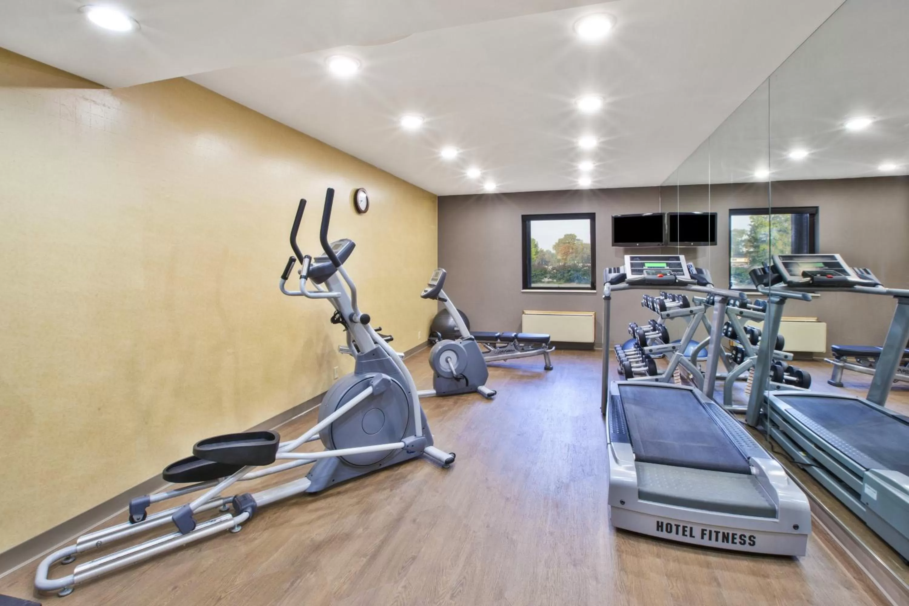 Fitness centre/facilities in Holiday Inn Express Detroit-Warren/General Motors Technology Center by IHG