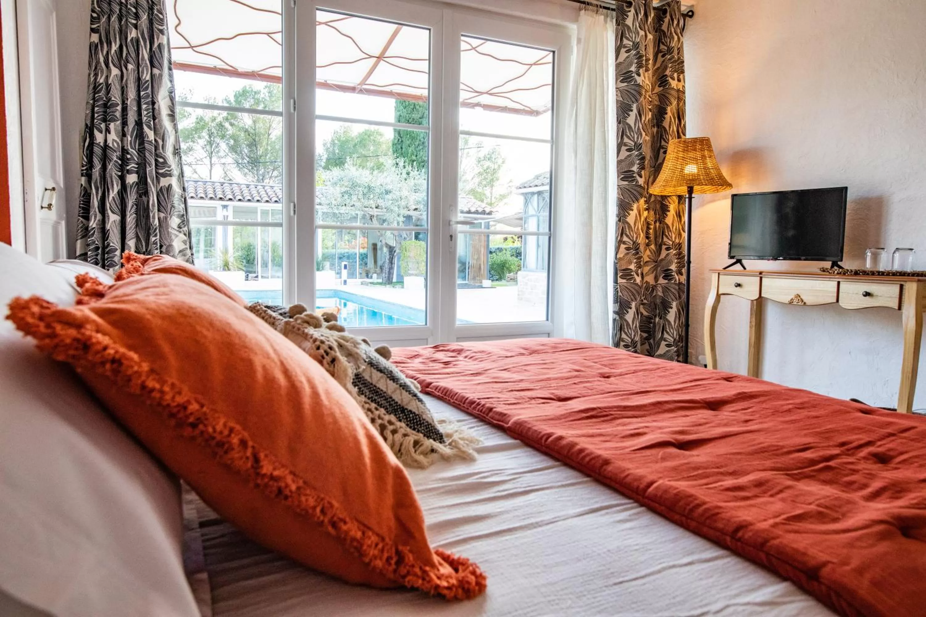 Bed in La Bastide du Mûrier