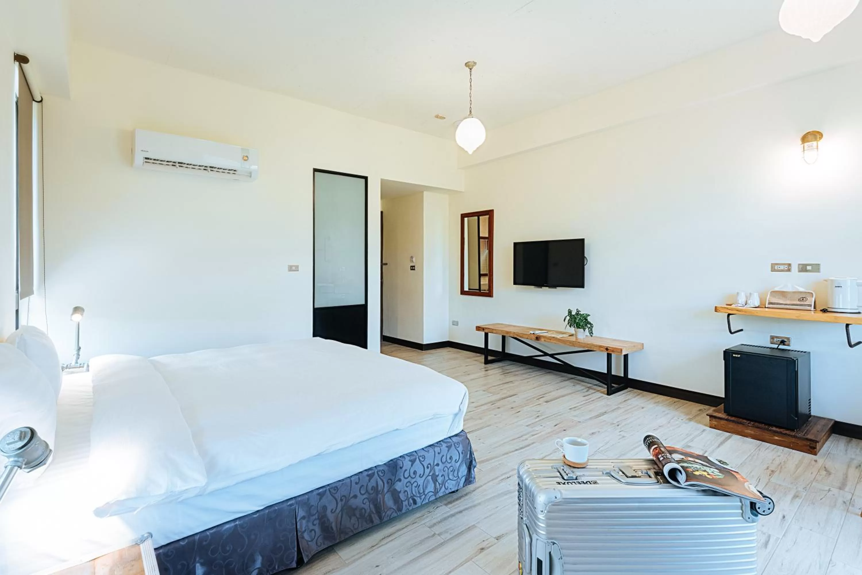 TV and multimedia, Bed in Chillax Inn B&B 恆春鬆塊民宿