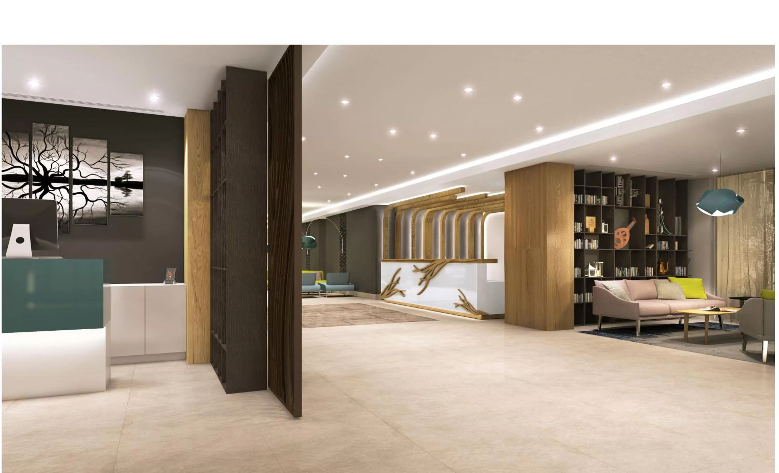 Lobby or reception in Adagio Aparthotel Jeddah Malik Road