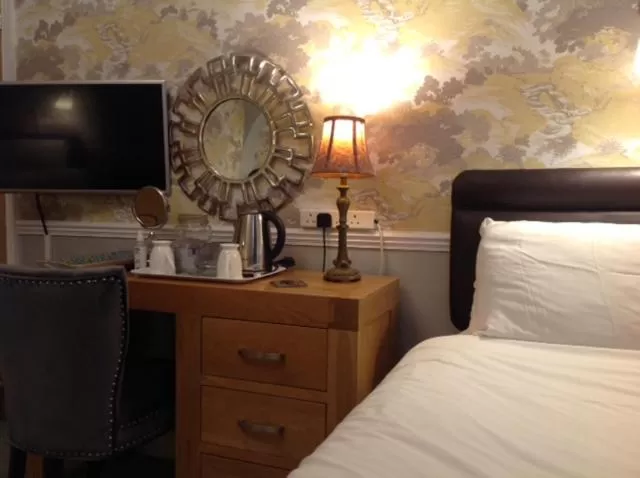 Bed in Cannara B and B