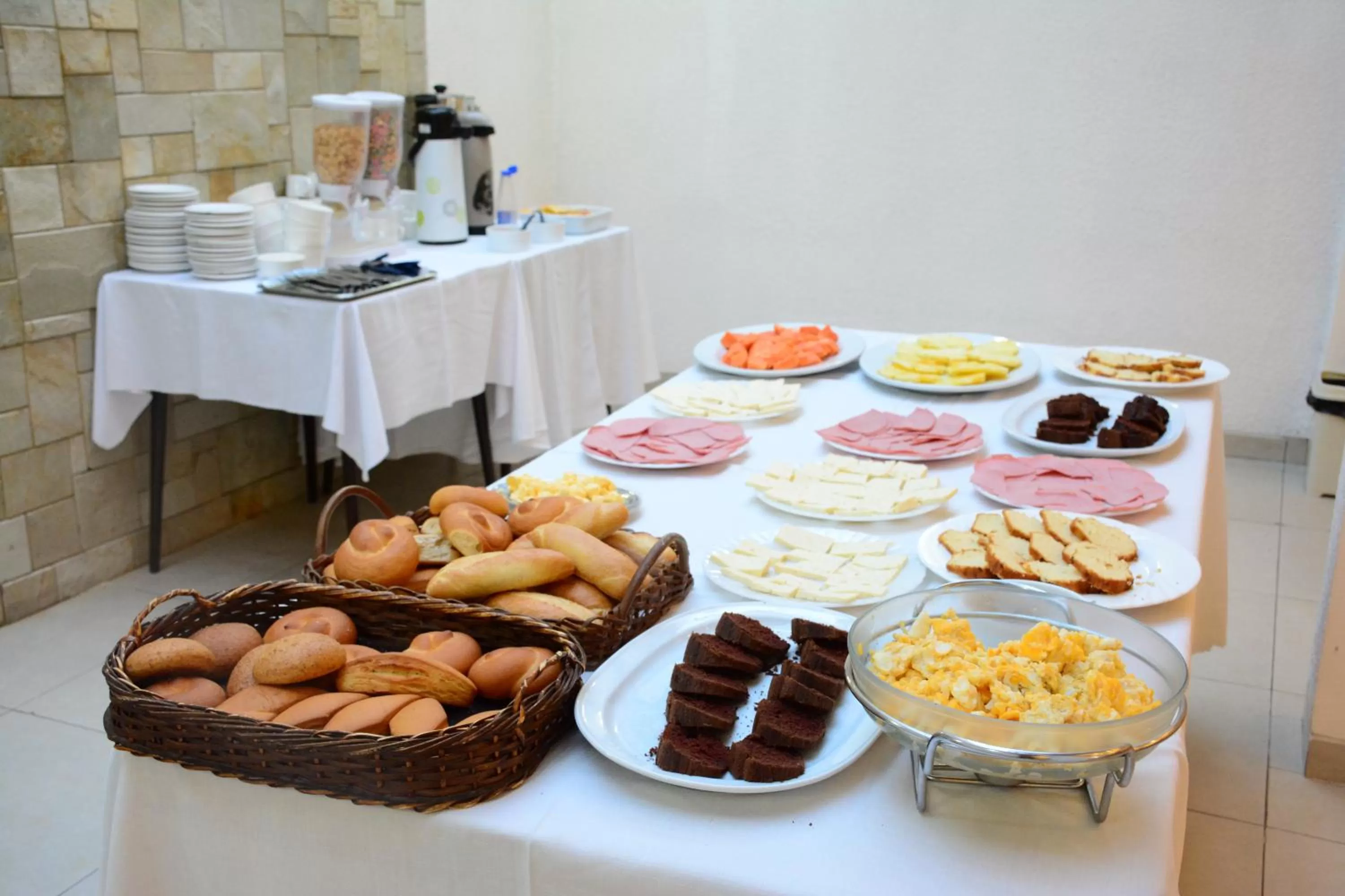 Continental breakfast in La Siesta Hotel