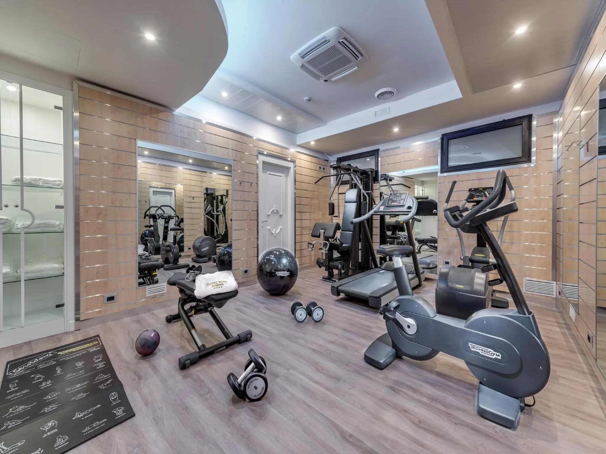 Fitness centre/facilities in Hotel Roma