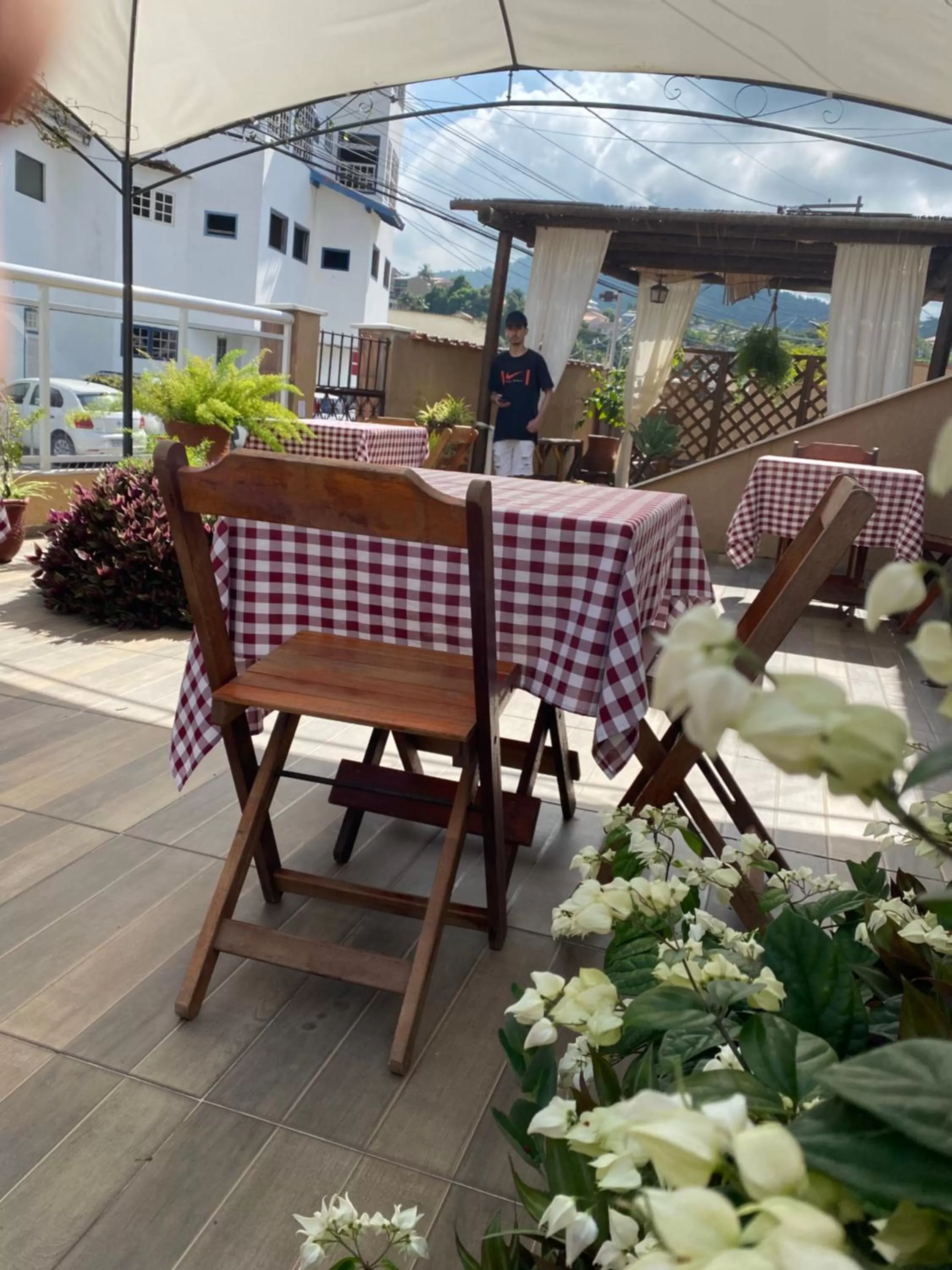 Patio in Pousada Do Pancho