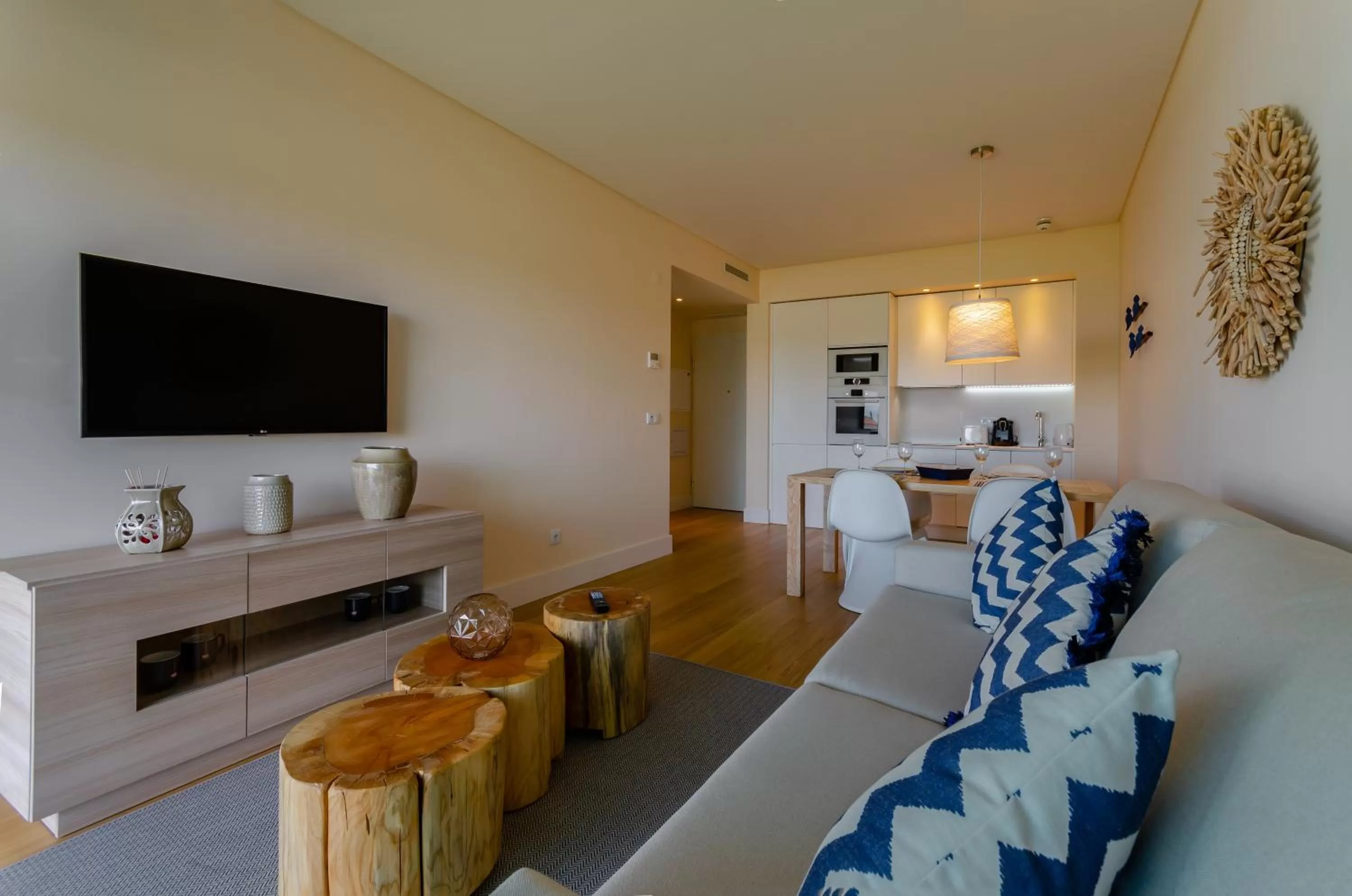 Kitchen or kitchenette in Praia do Sal Resort