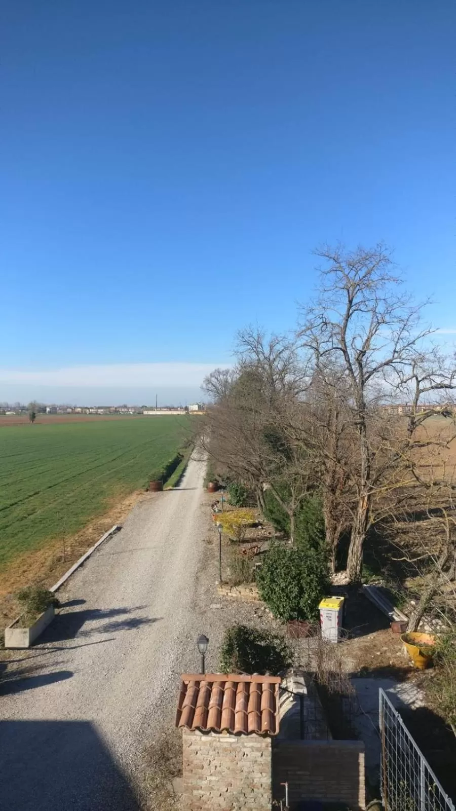 Garden view in B&B Molinetto