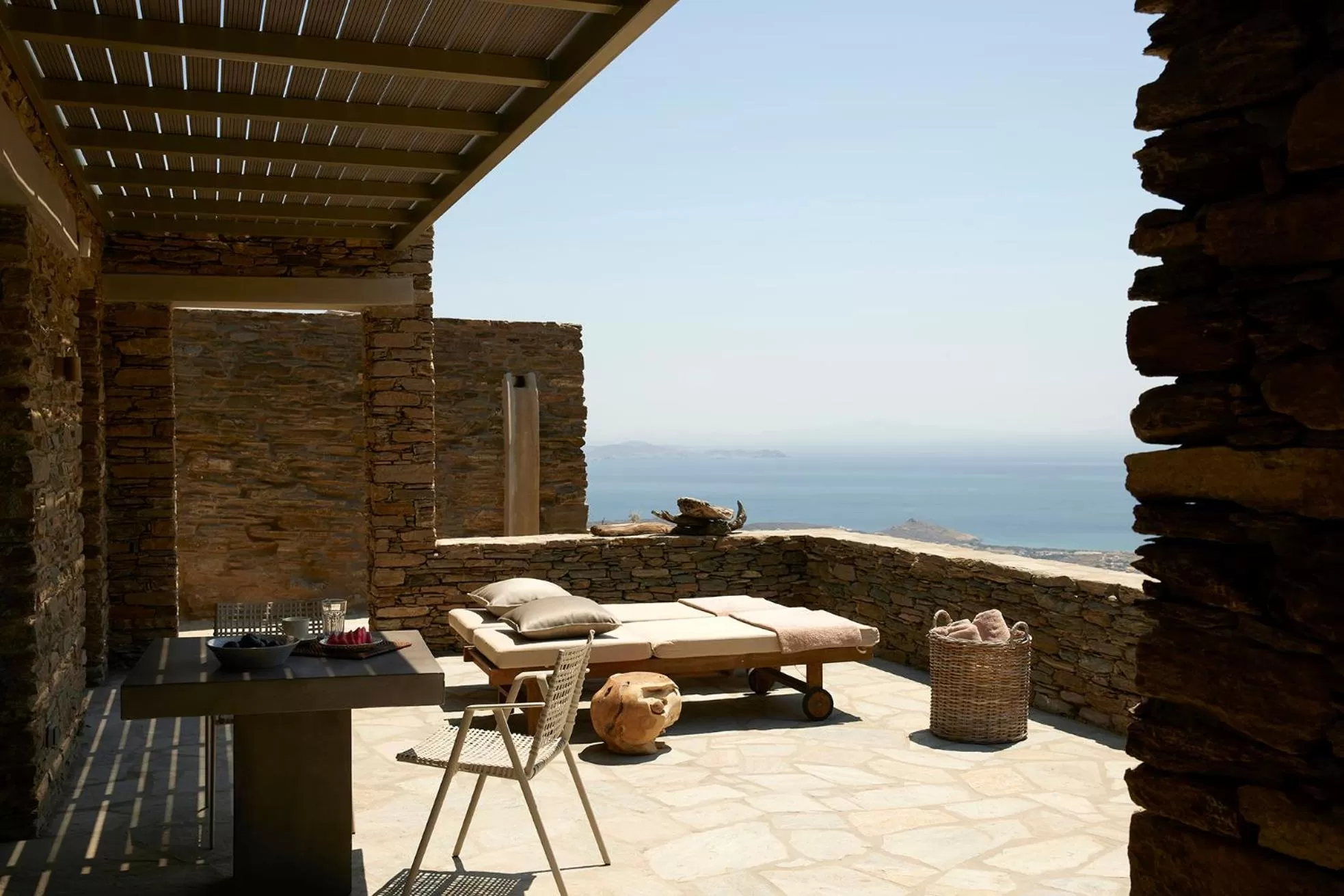 Balcony/Terrace in Aeolis Tinos Suites