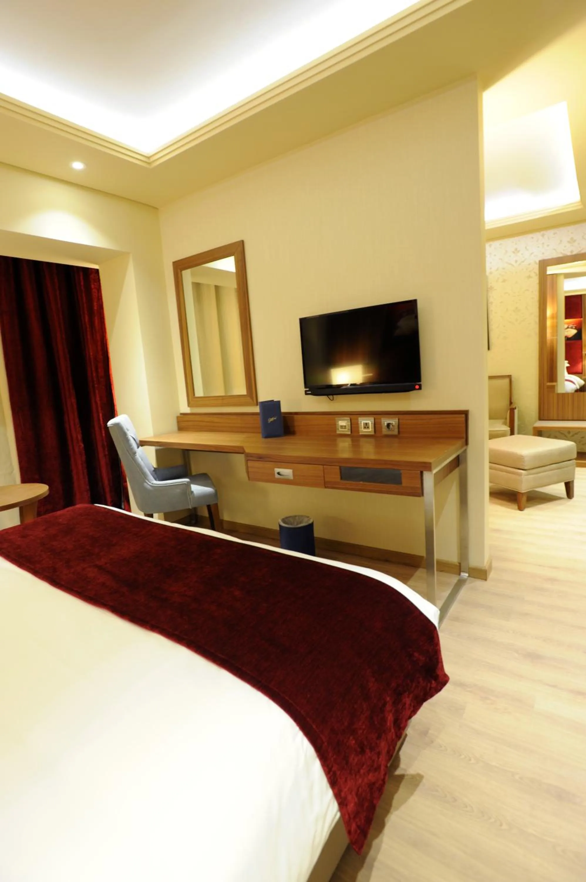 Decorative detail, Bed in Gems Hotel