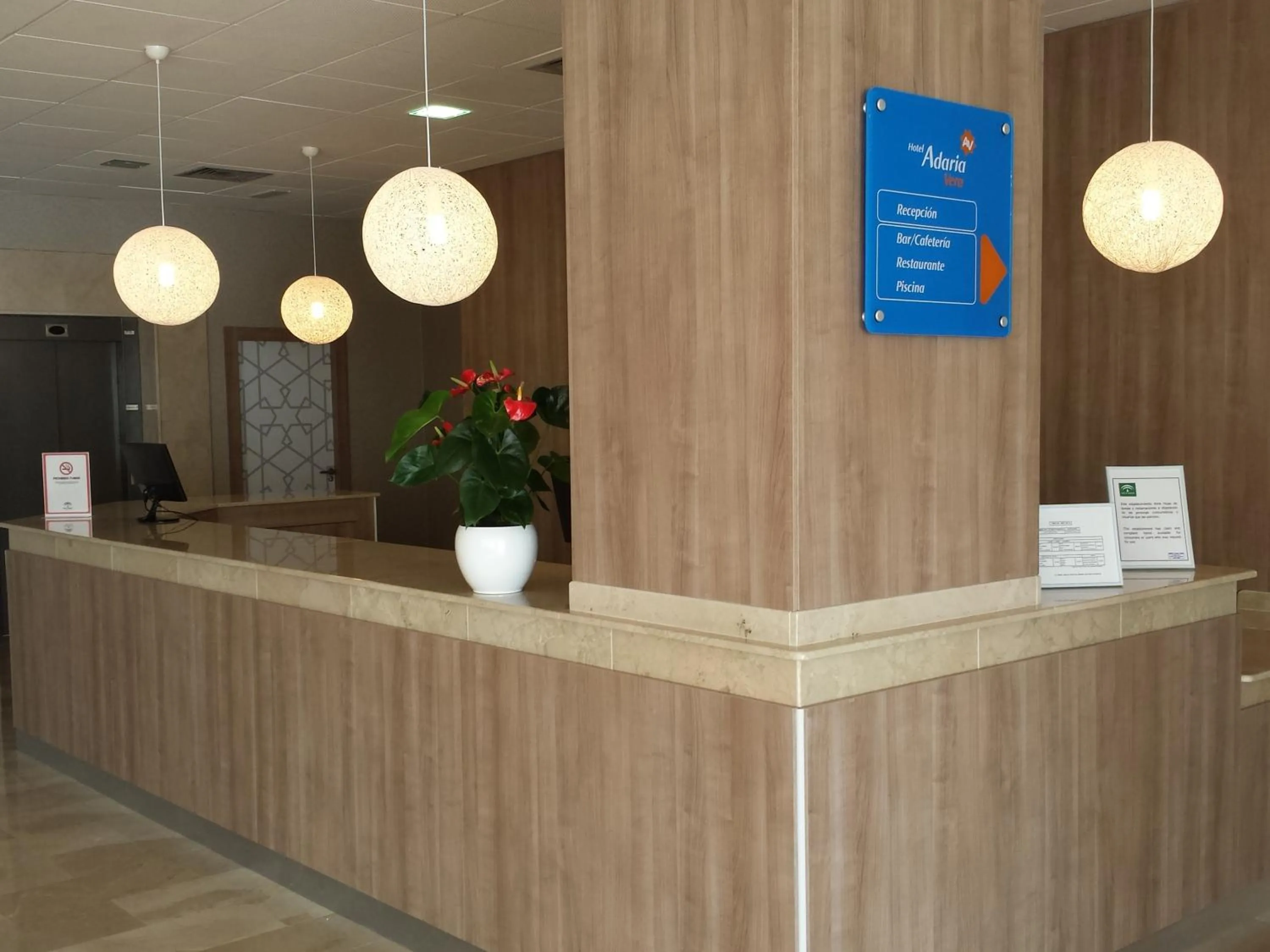 Lobby or reception in Hotel Adaria Vera