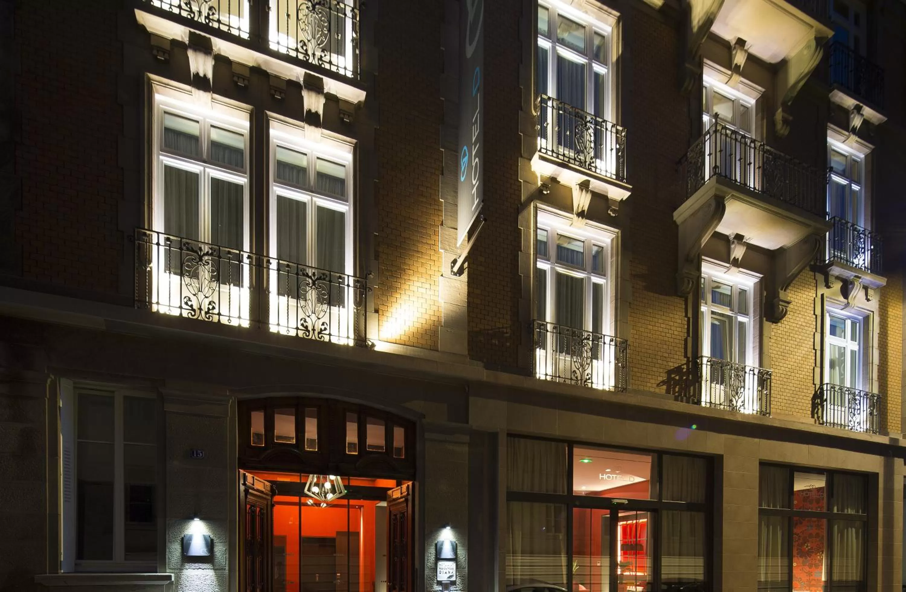 Facade/entrance in Hotel D - Strasbourg
