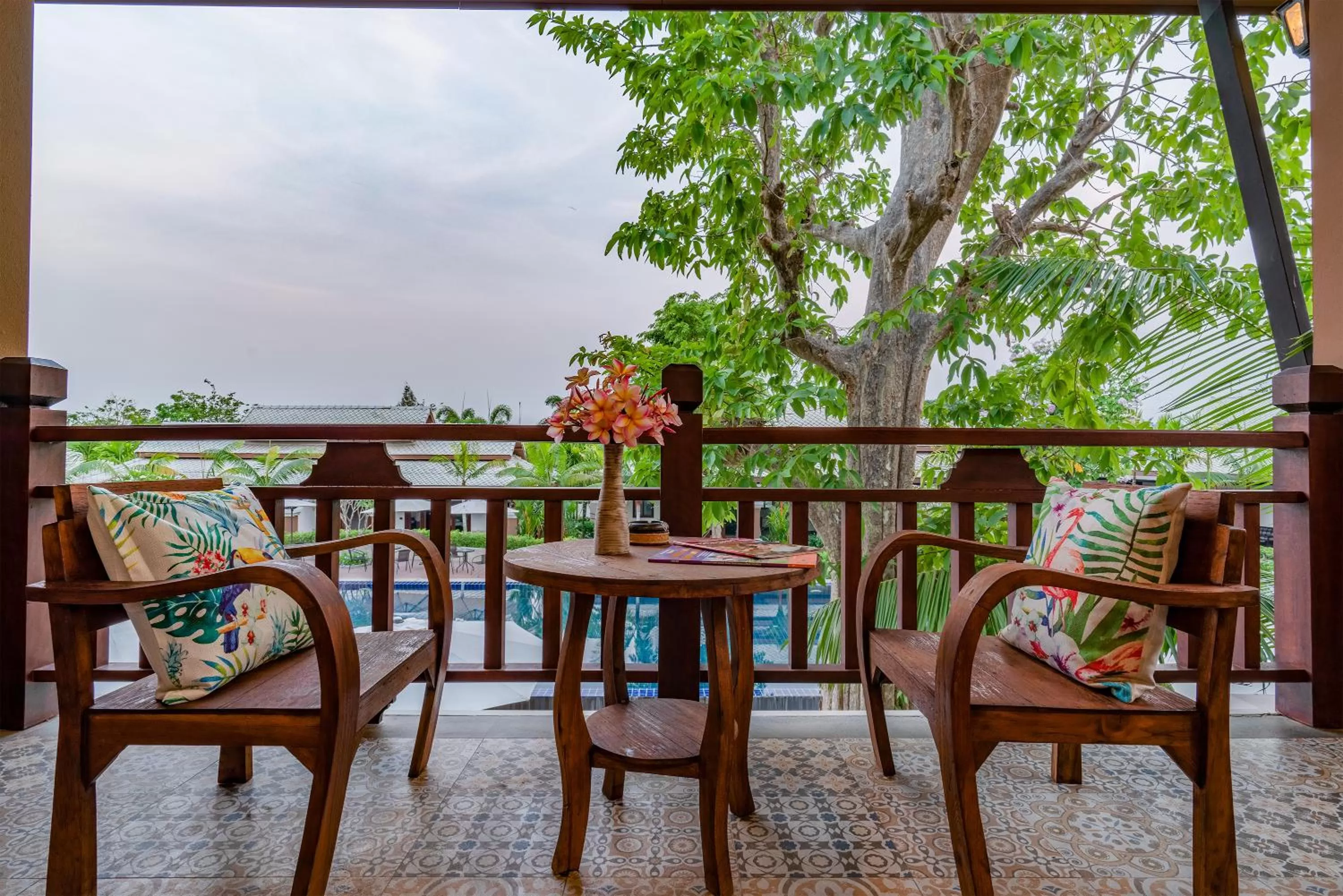 Balcony/Terrace in Lanna Deer Resort Chiang Mai