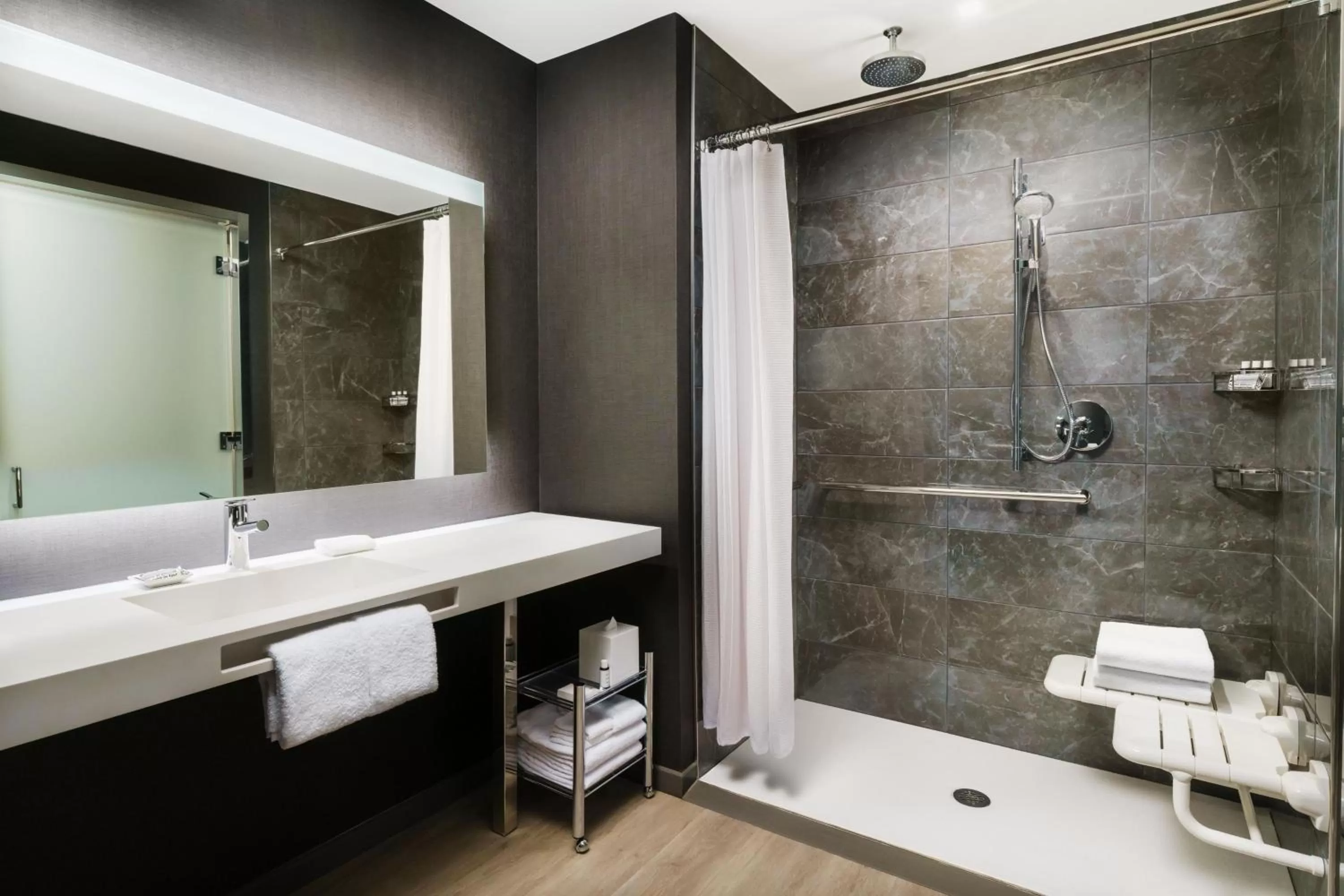 Bathroom in AC Hotel By Marriott Raleigh Downtown