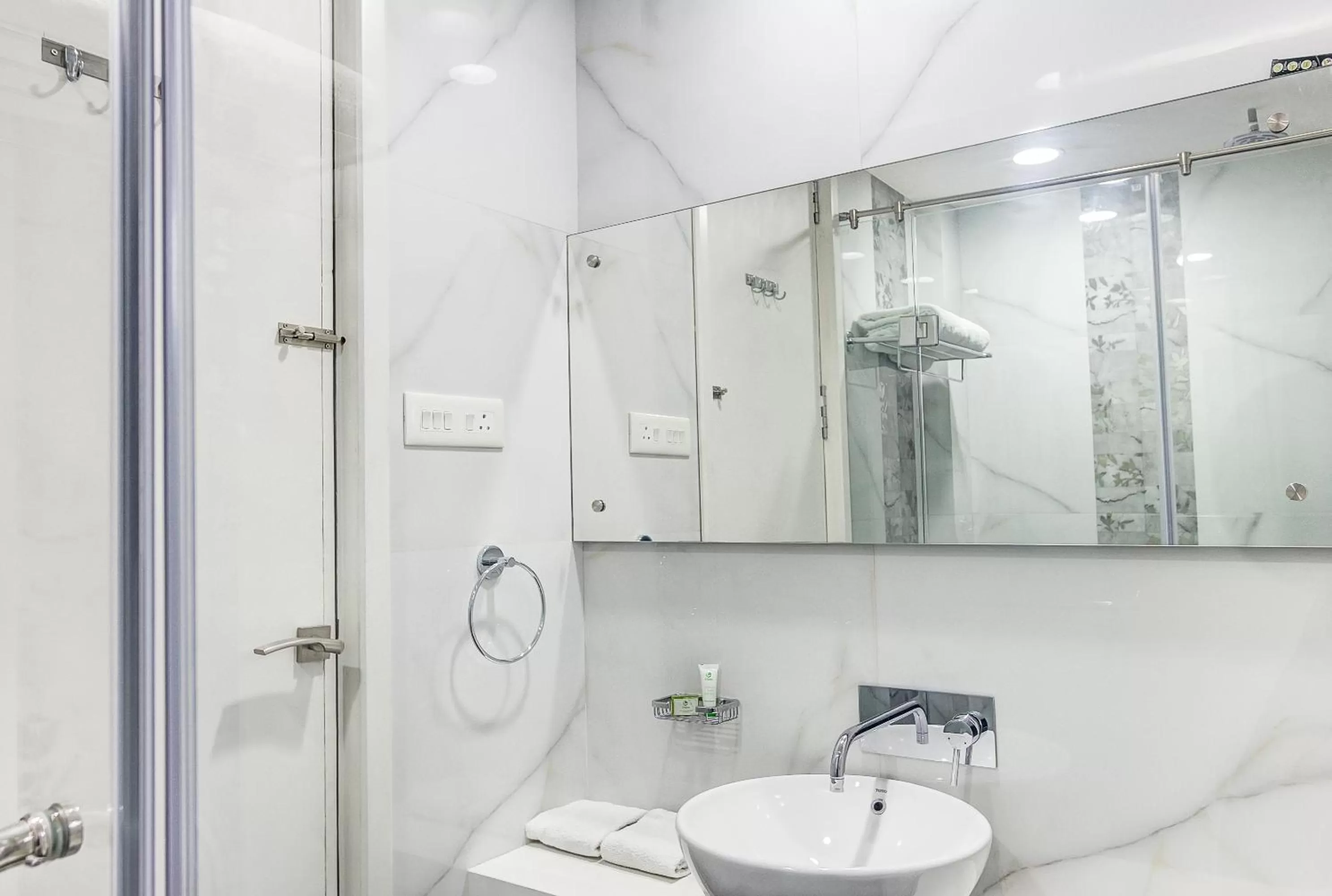 Bathroom in Treebo Daksh Residency