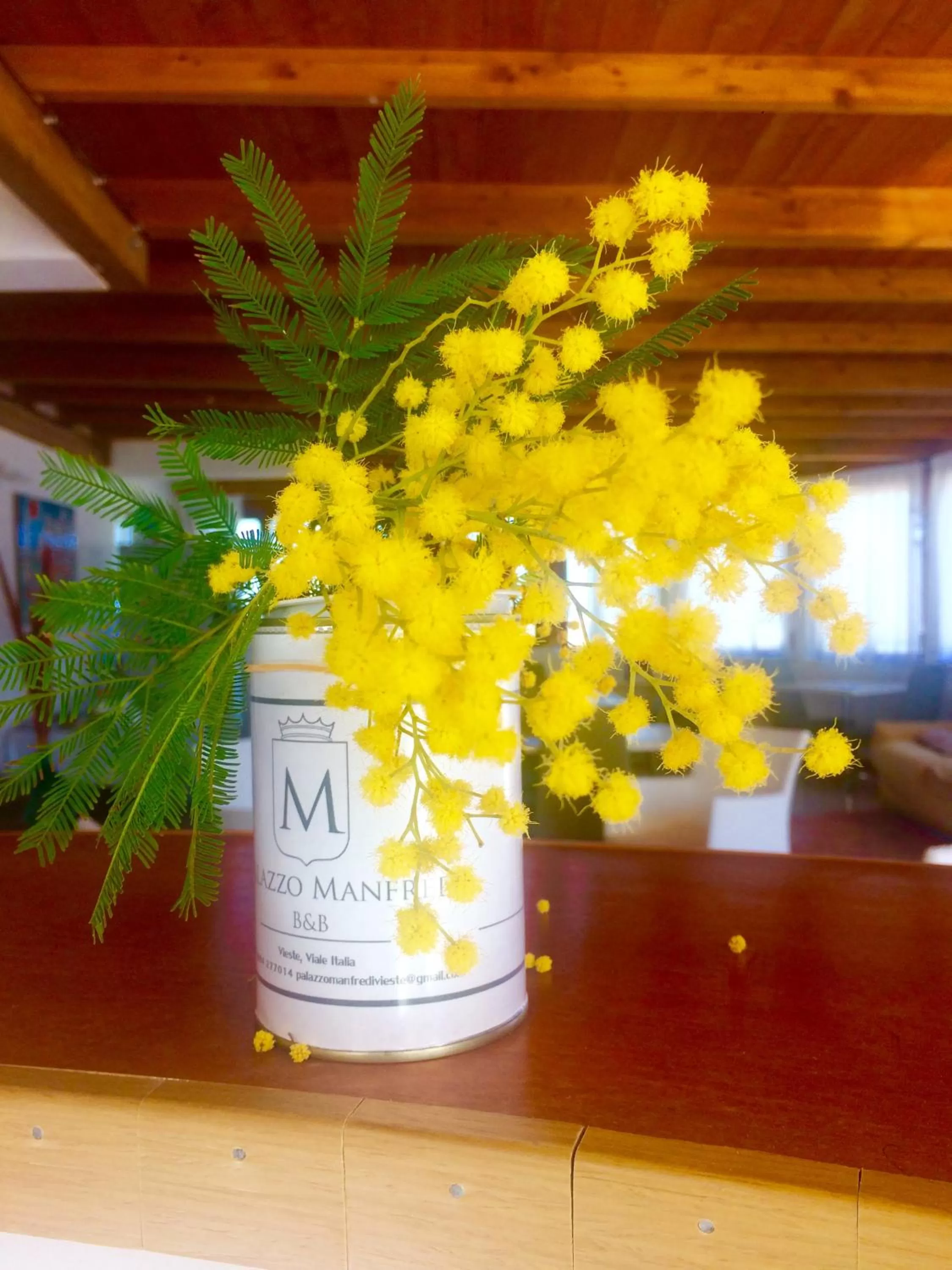 Living room in B&B Palazzo Manfredi Vieste, Fronte mare con Parcheggio