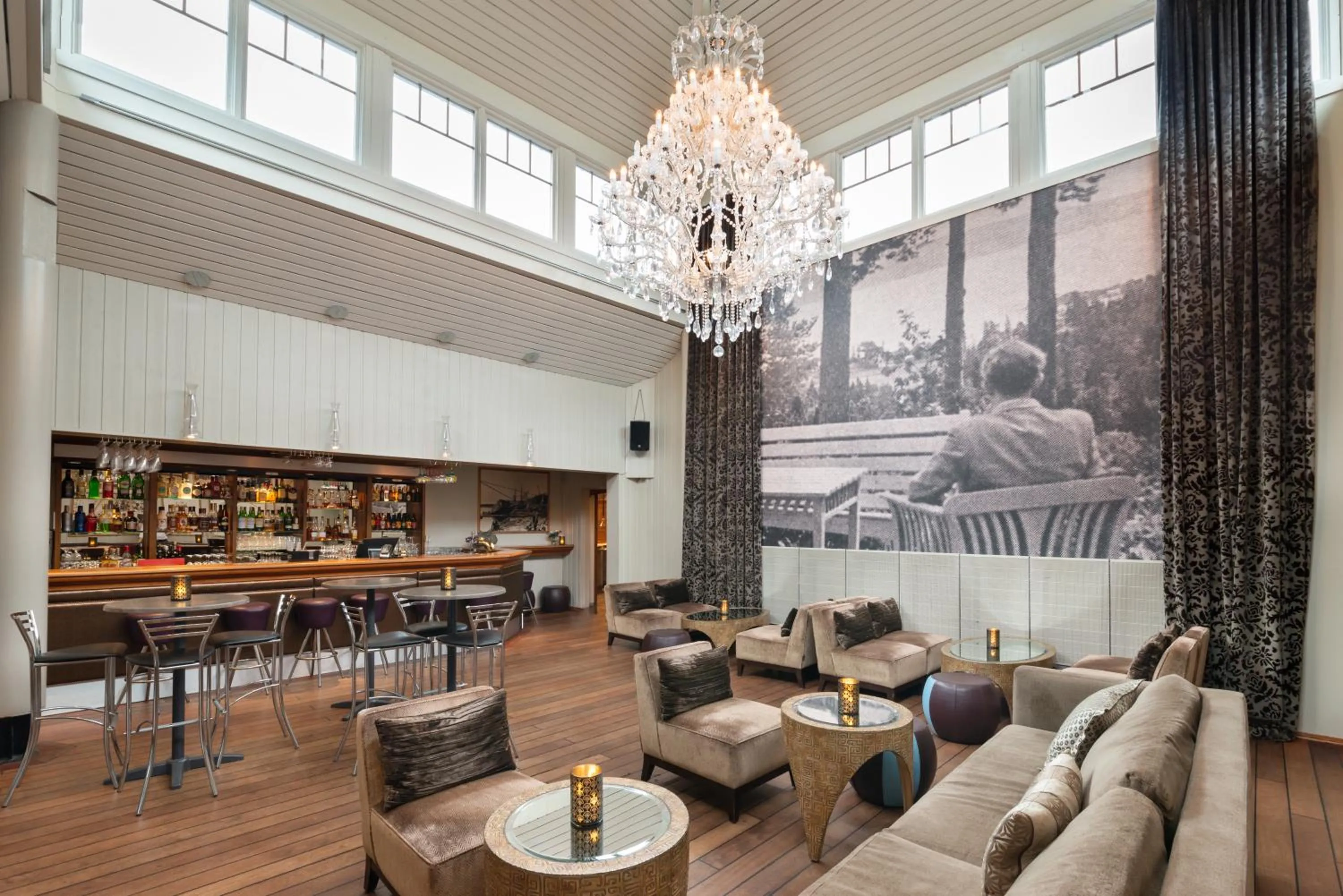 Lounge or bar in Quality Hotel Leangkollen