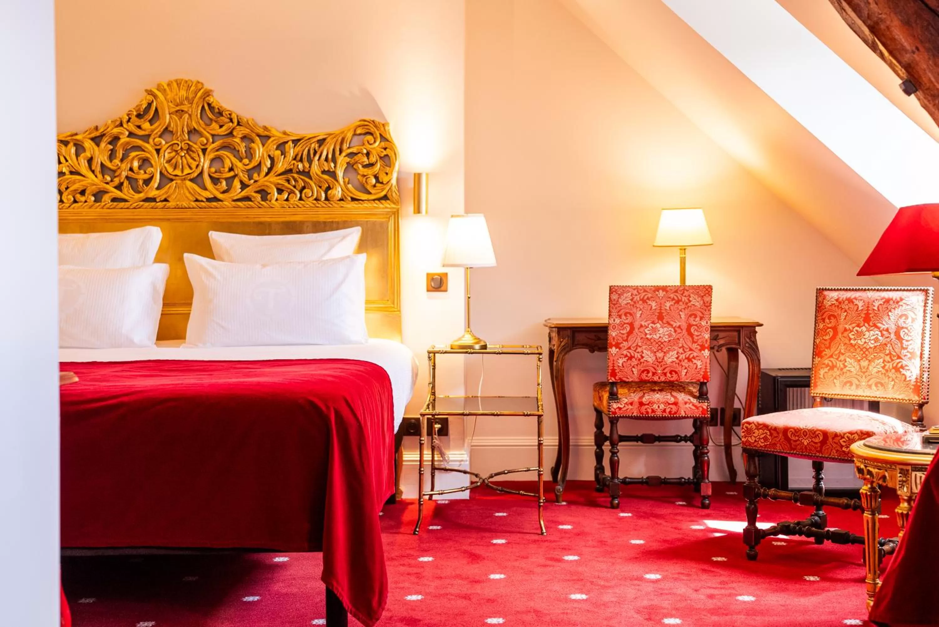 Bed in Le Manoir Saint Thomas