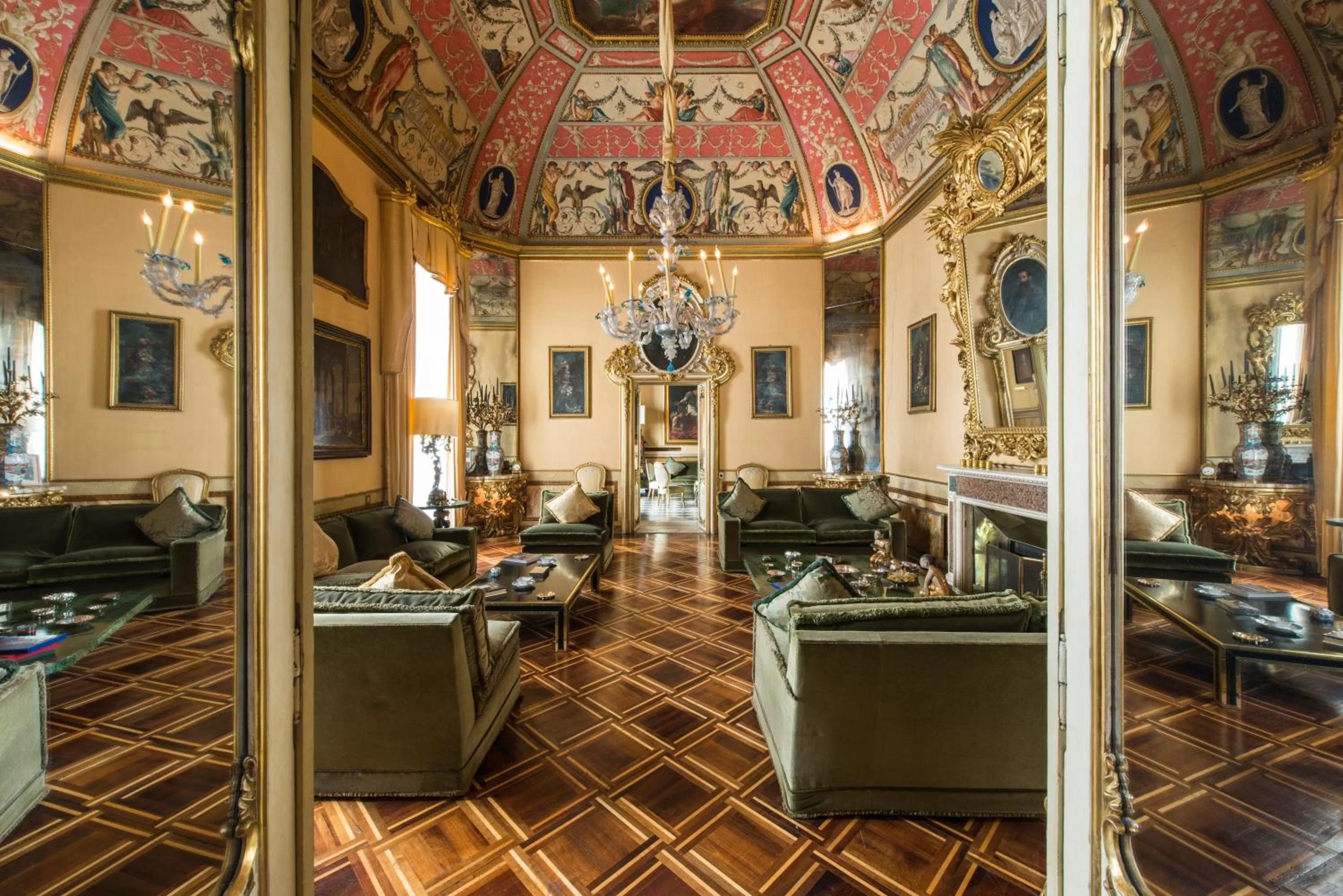 Living room in Residenza Ruspoli Bonaparte
