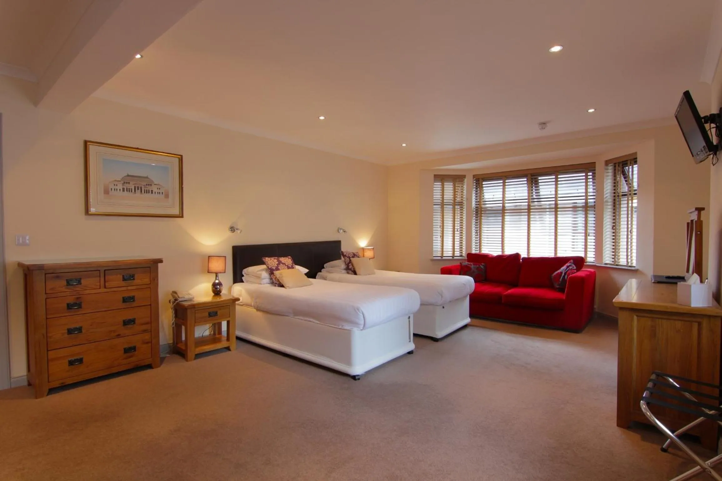 Bedroom, Bed in Craigmonie Hotel Inverness by Compass Hospitality