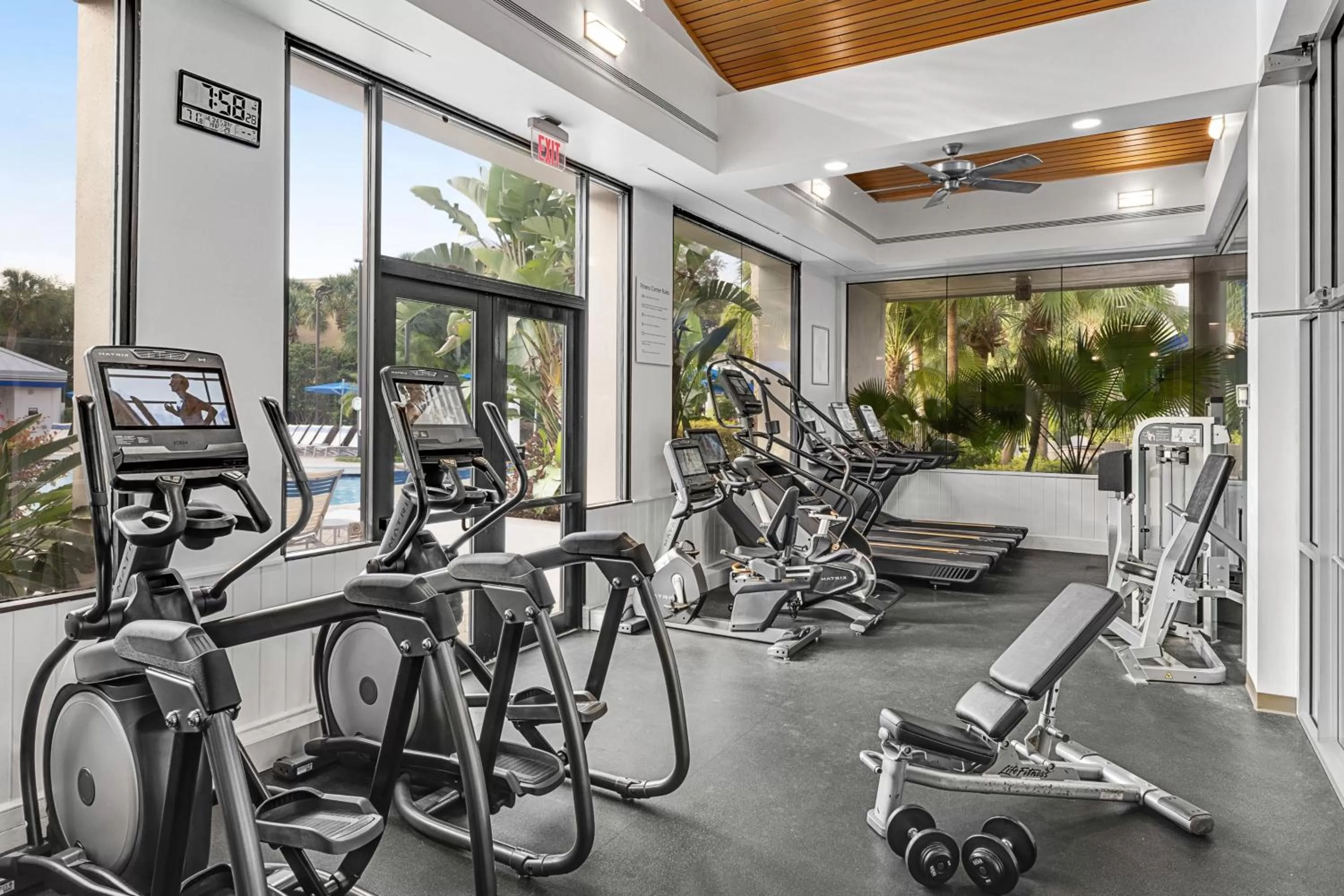 Fitness centre/facilities in Marriott's Royal Palms
