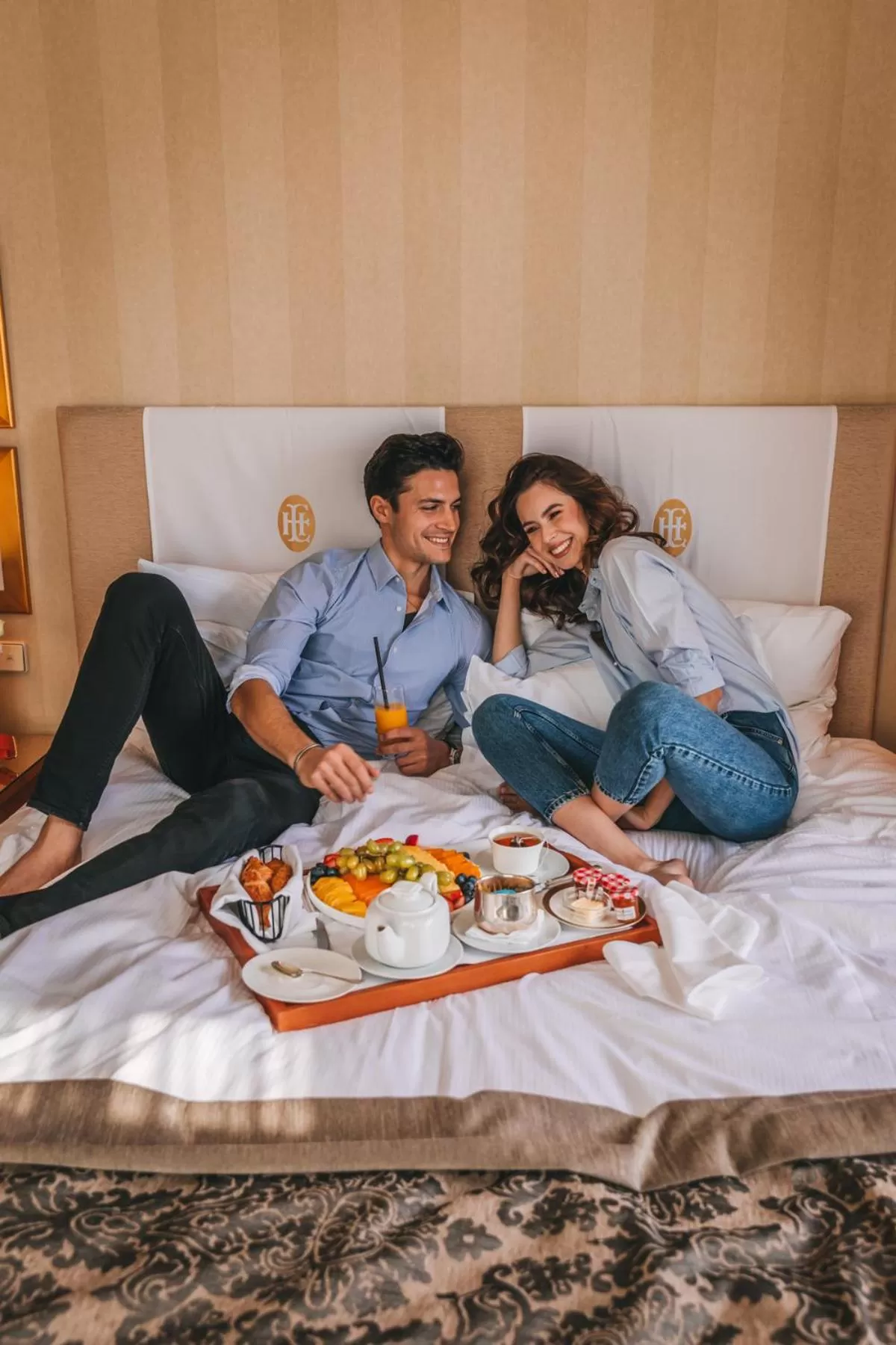 room service, Bed in Esplanade Zagreb Hotel