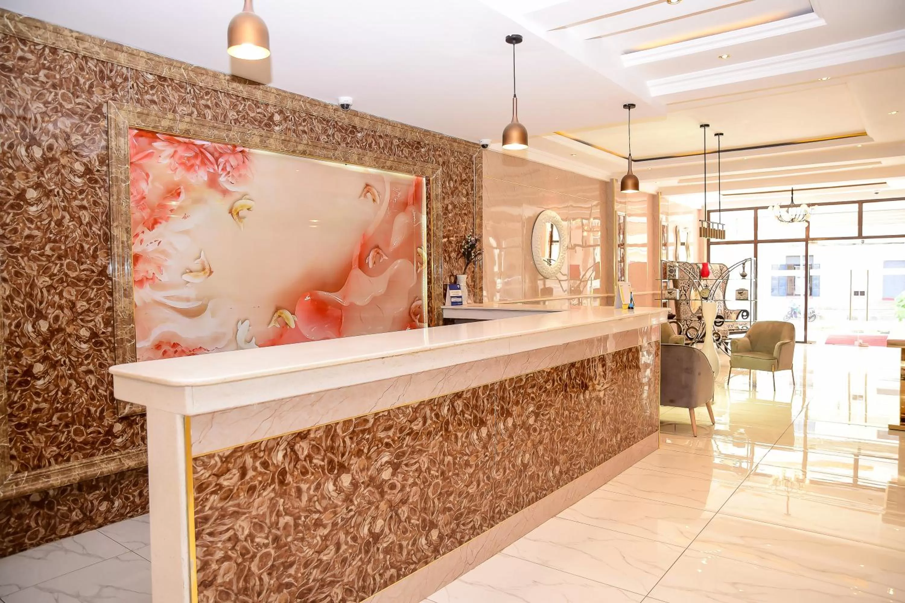 Lobby or reception in LA BEILA HOTEL MERU