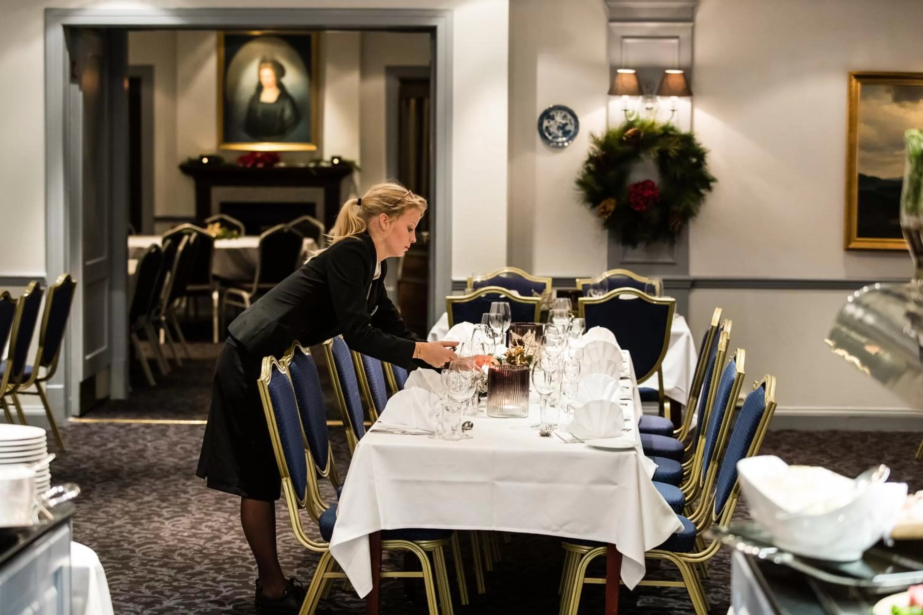 Restaurant/places to eat in Klækken Hotel