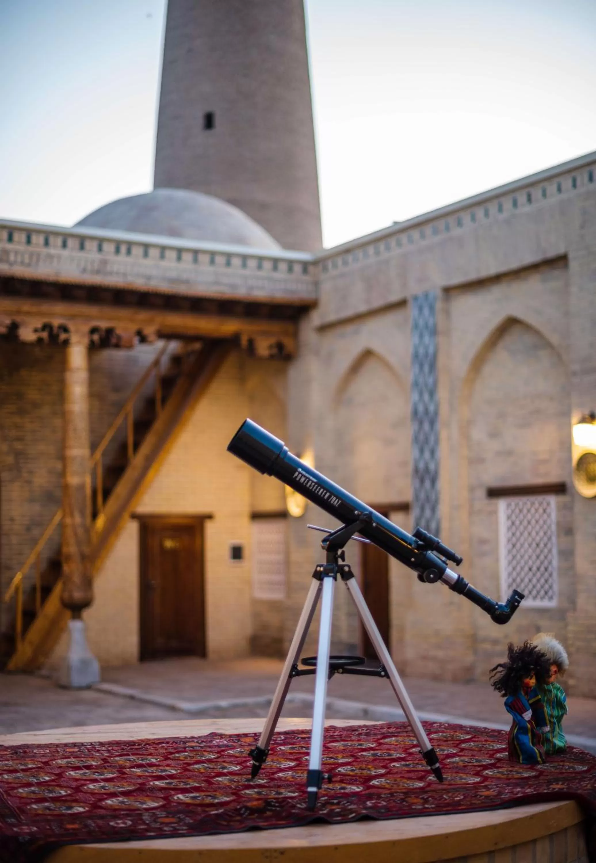 Inner courtyard view in New Star Boutique hotel - madrasah Muhammad Mahram 1903