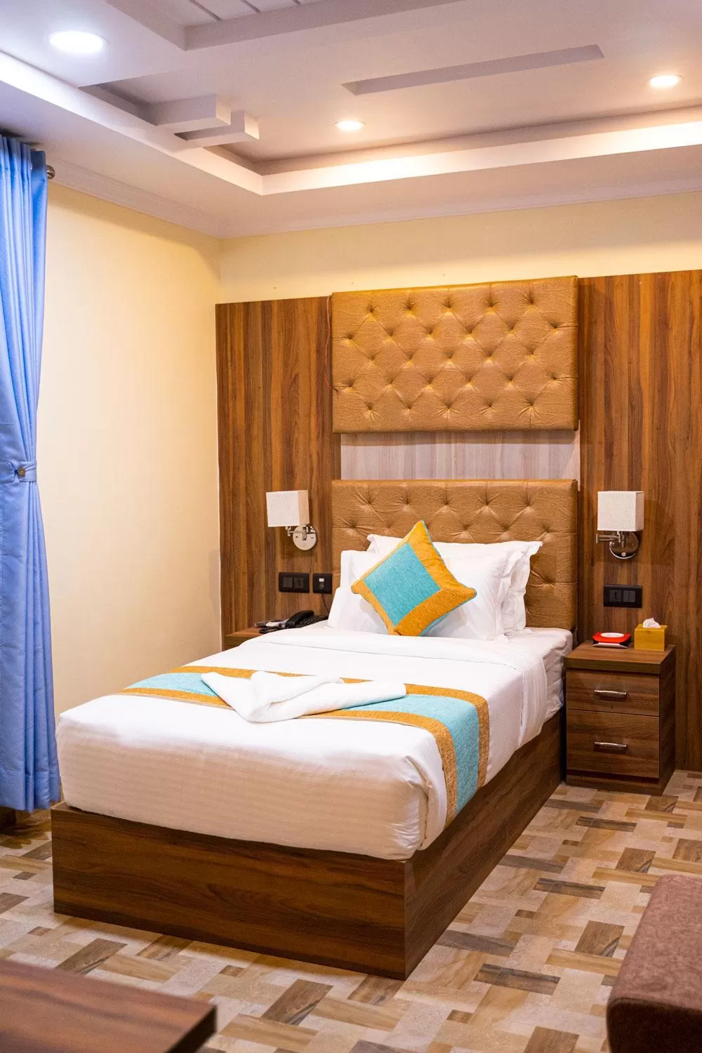 Bed in Grand Yak Boutique Hotel