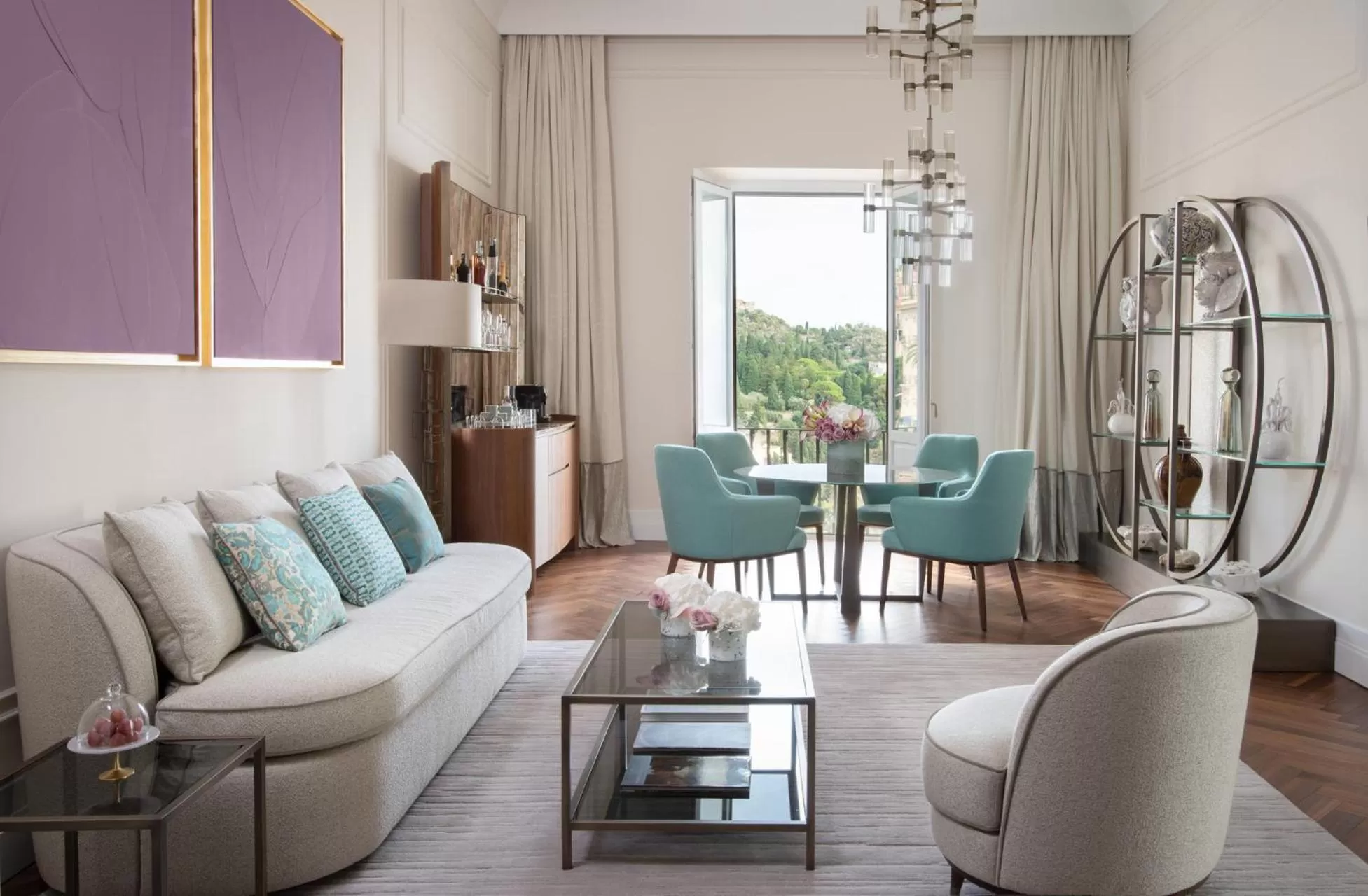 Living room in San Domenico Palace, Taormina, A Four Seasons Hotel