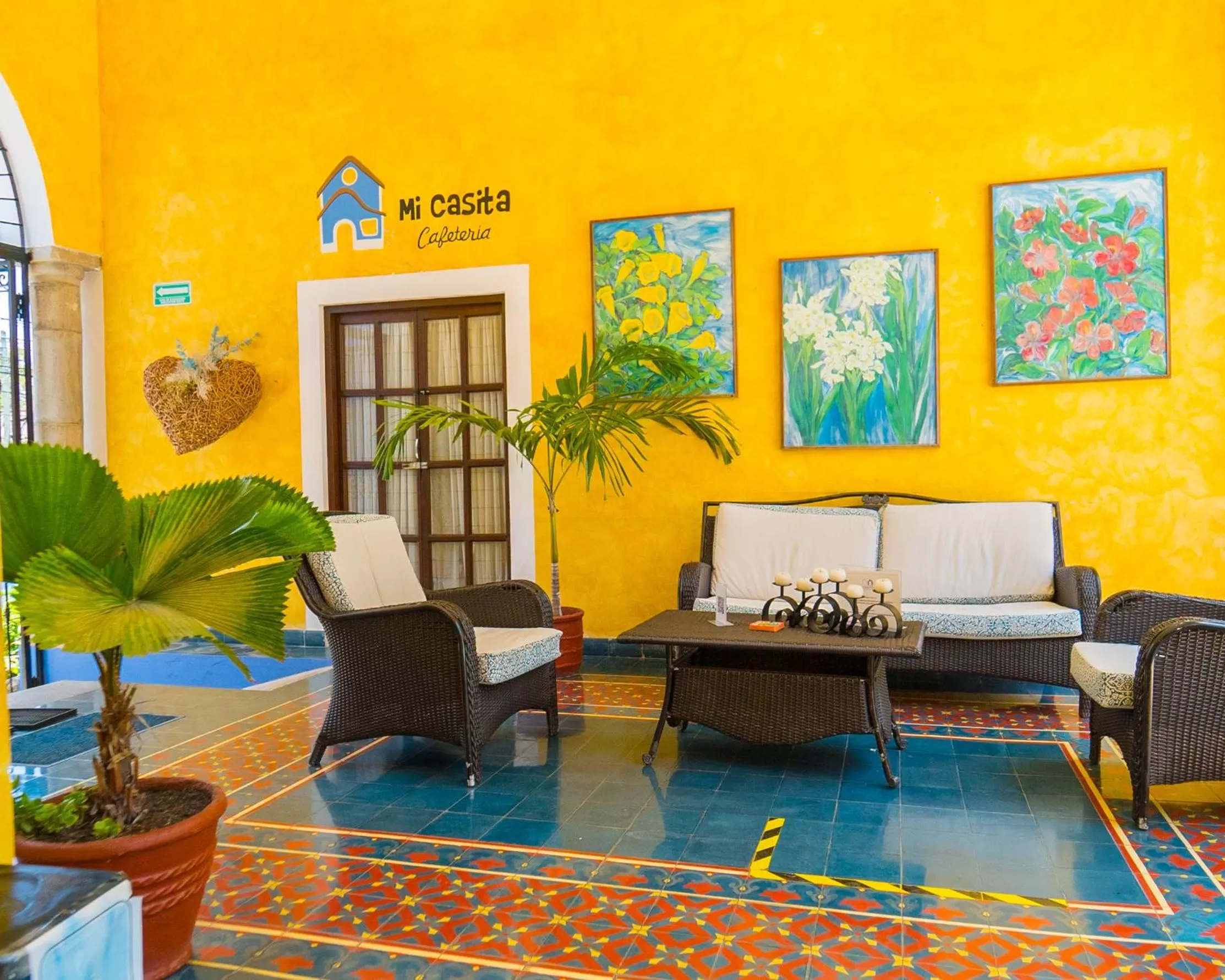 Lobby or reception in Hotel Casa de las Flores